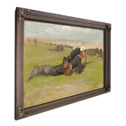 Field Drill For The Prussian Infantry by Frederic Remington