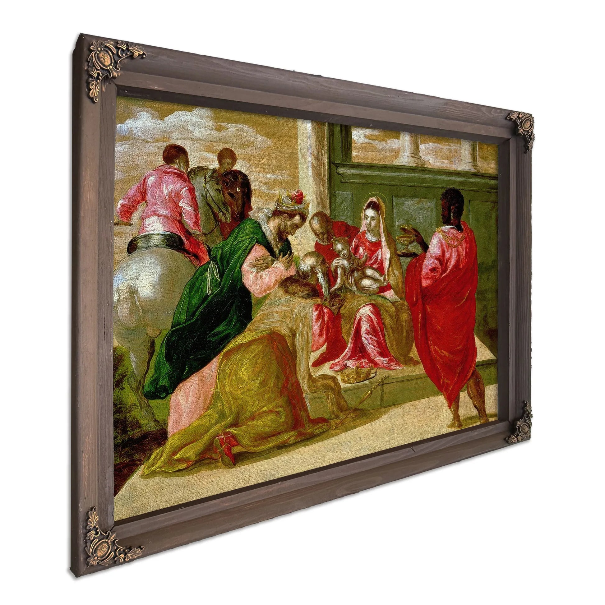 The Adoration Of The Magi By El Greco Fine Art Print