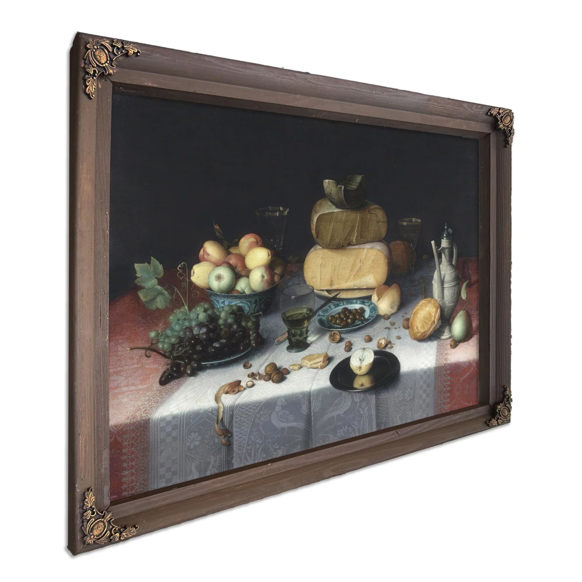 Still Life With Cheeses By Floris Claesz Van Dyck Fine Art Print