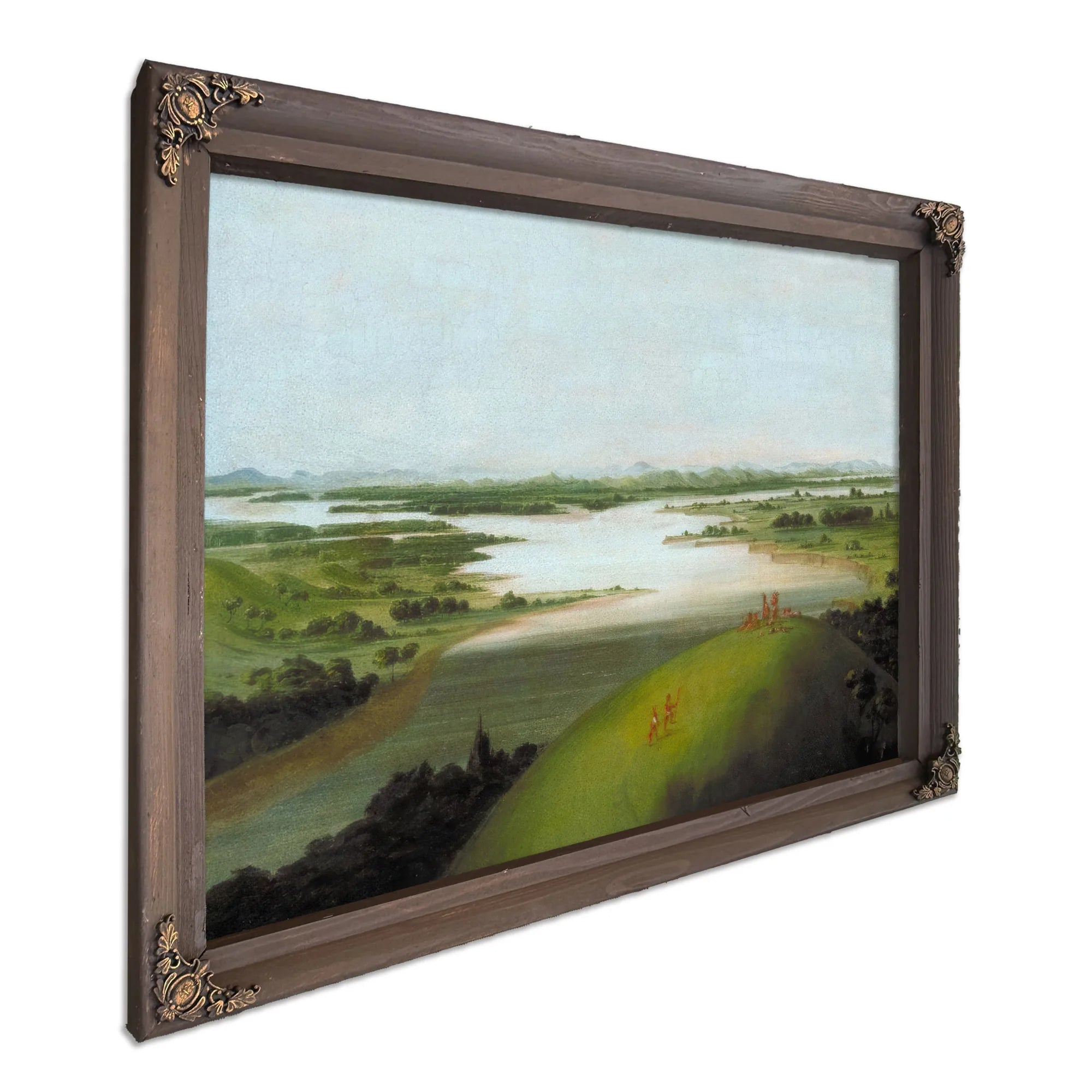 Mouth Of The Platte River, 900 Miles Above St. Louis By George Catlin Fine Art Print