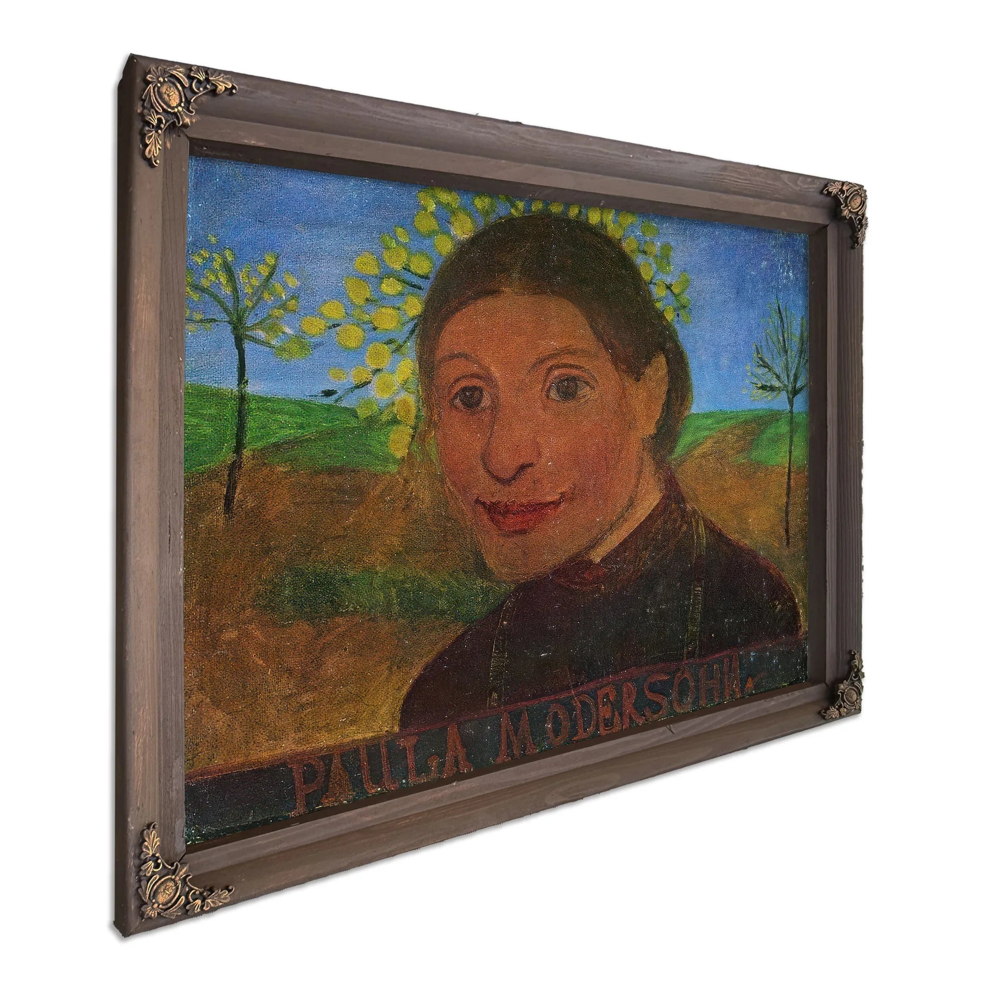 Self Portrait 3 By Paula Modersohn Becker Fine Art Print