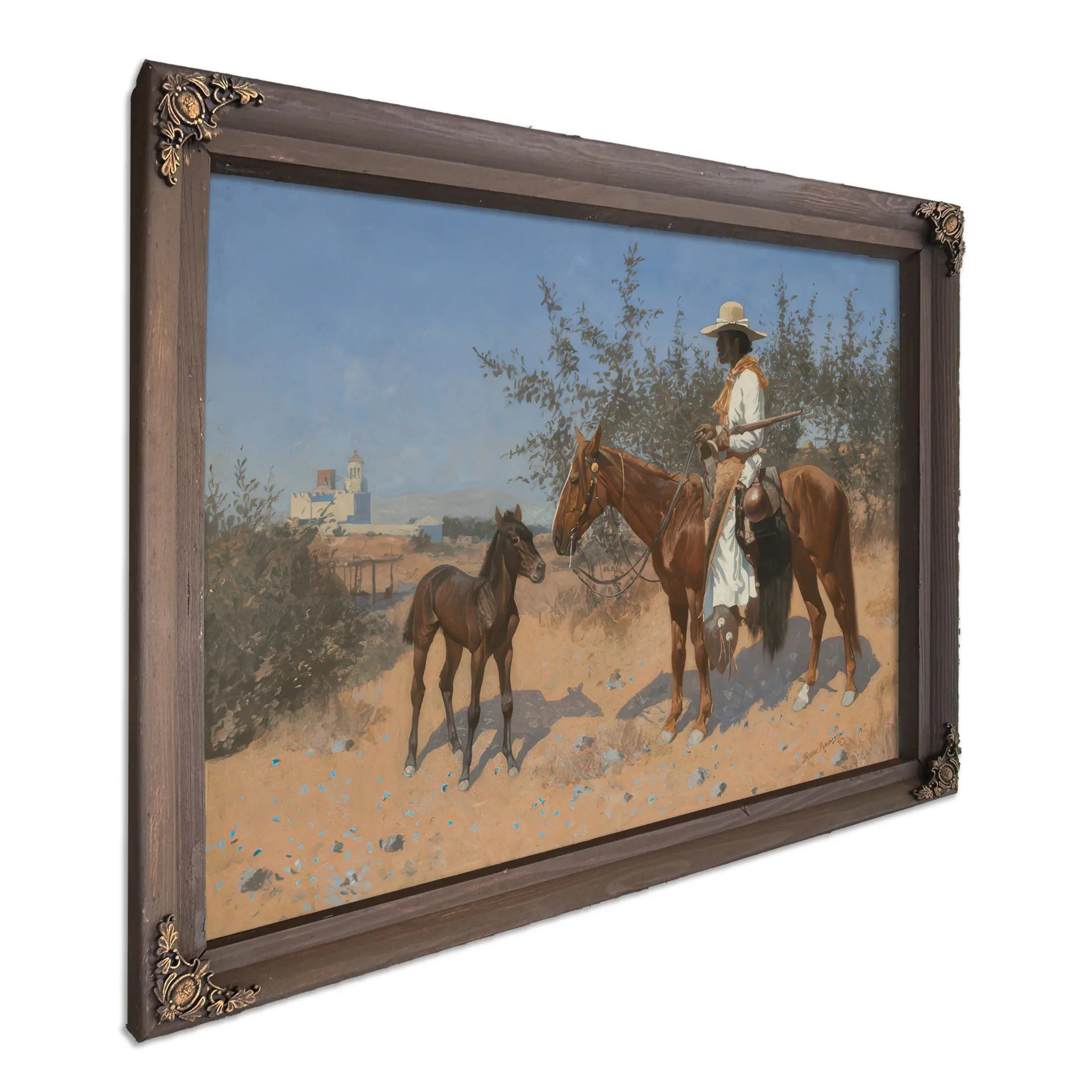 The Sentinel Remington  by Frederic Remington