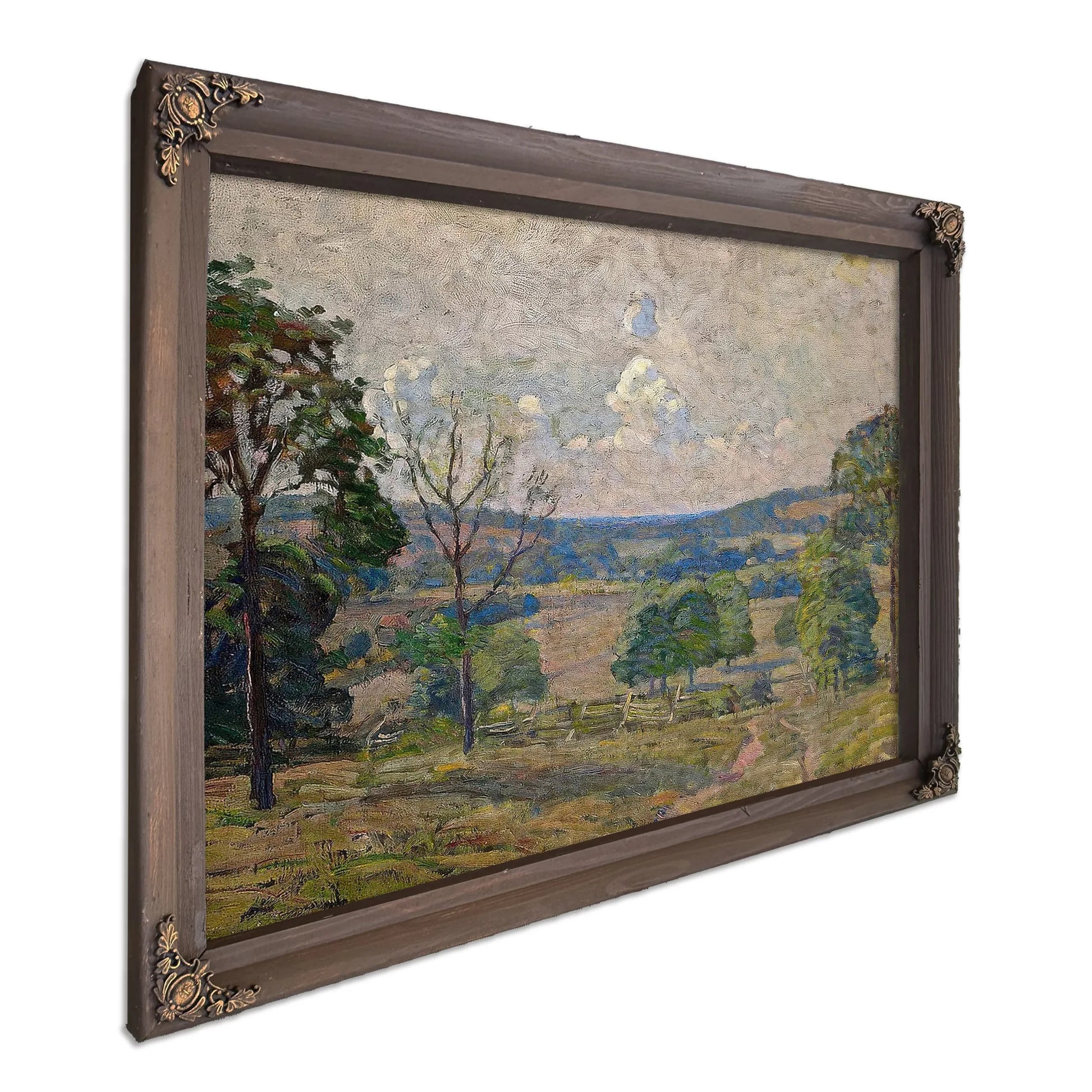 Cart Track At Rocky Hill By NC Wyeth Fine Art Print