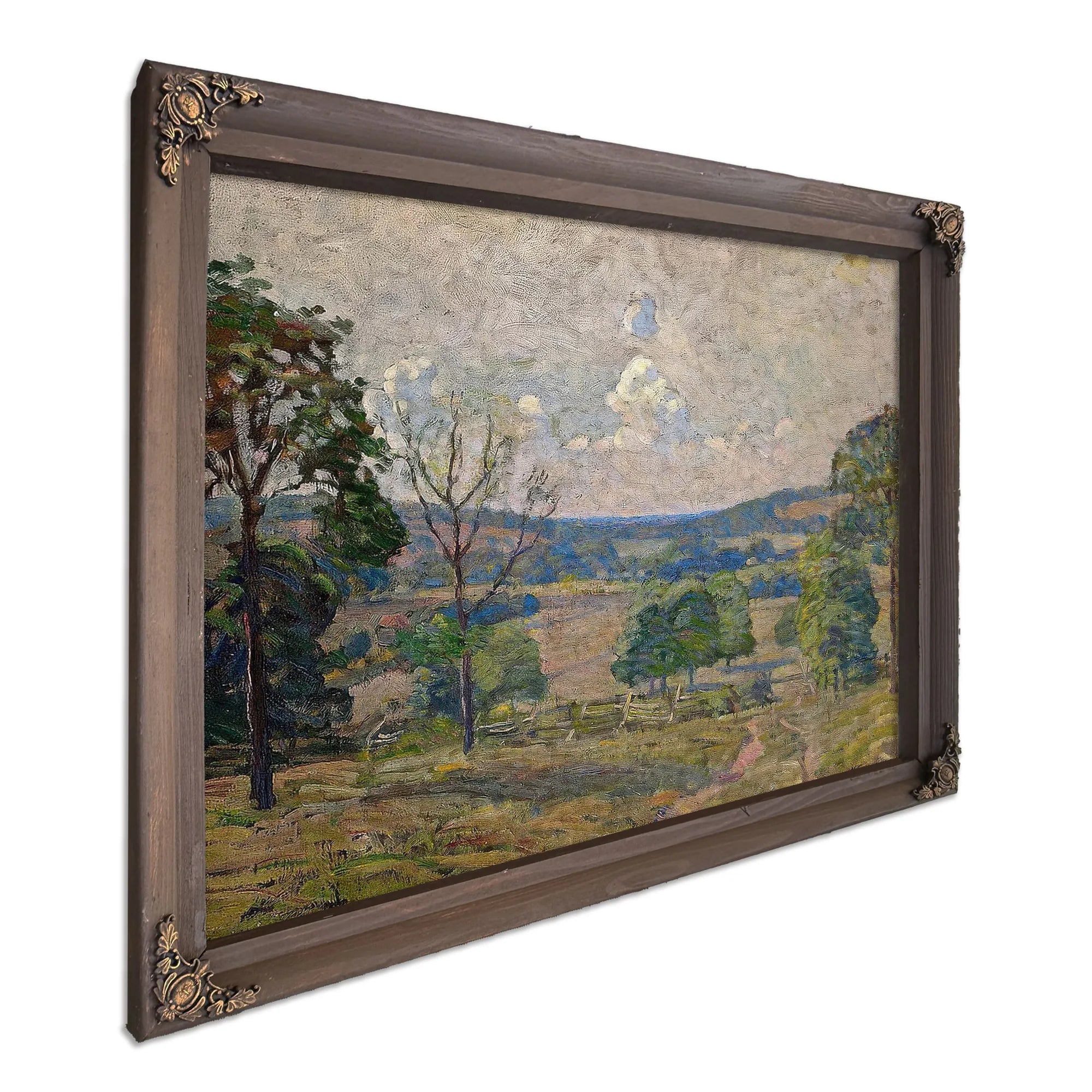 Cart Track At Rocky Hill By NC Wyeth Fine Art Print