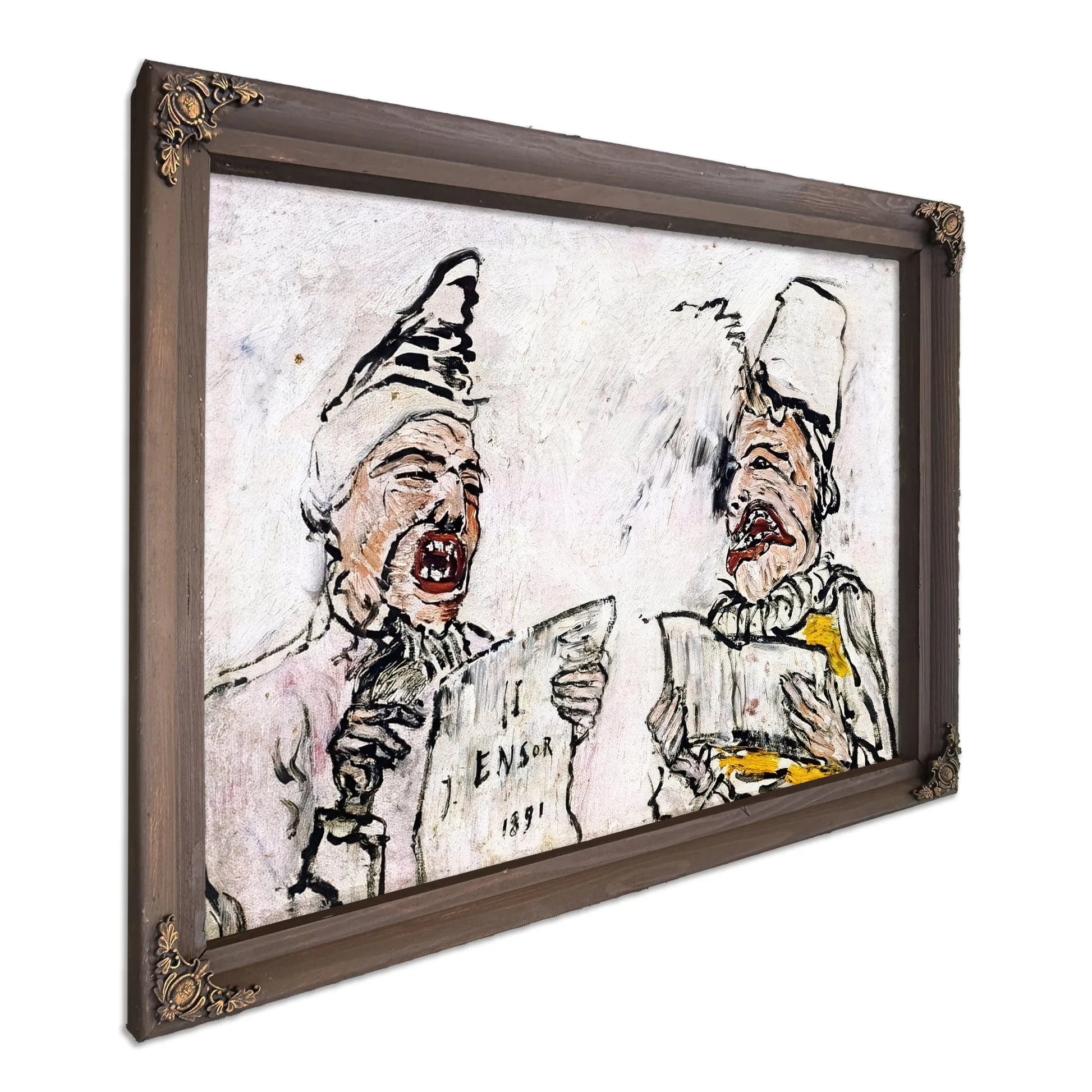 The Grotesque Singers By James Ensor Fine Art Print
