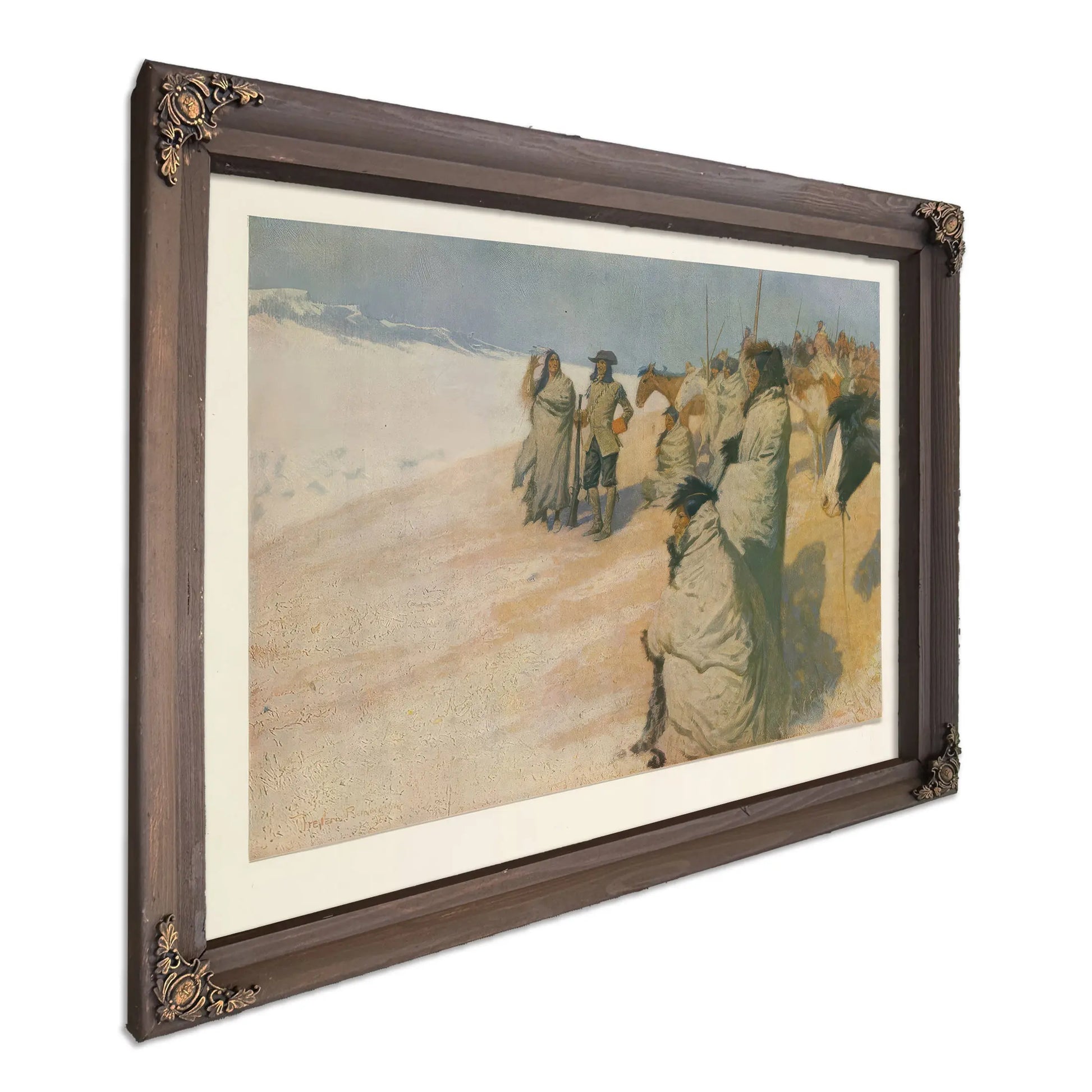 La Vrendrye From Colliers Weekly Pub  by Frederic Remington