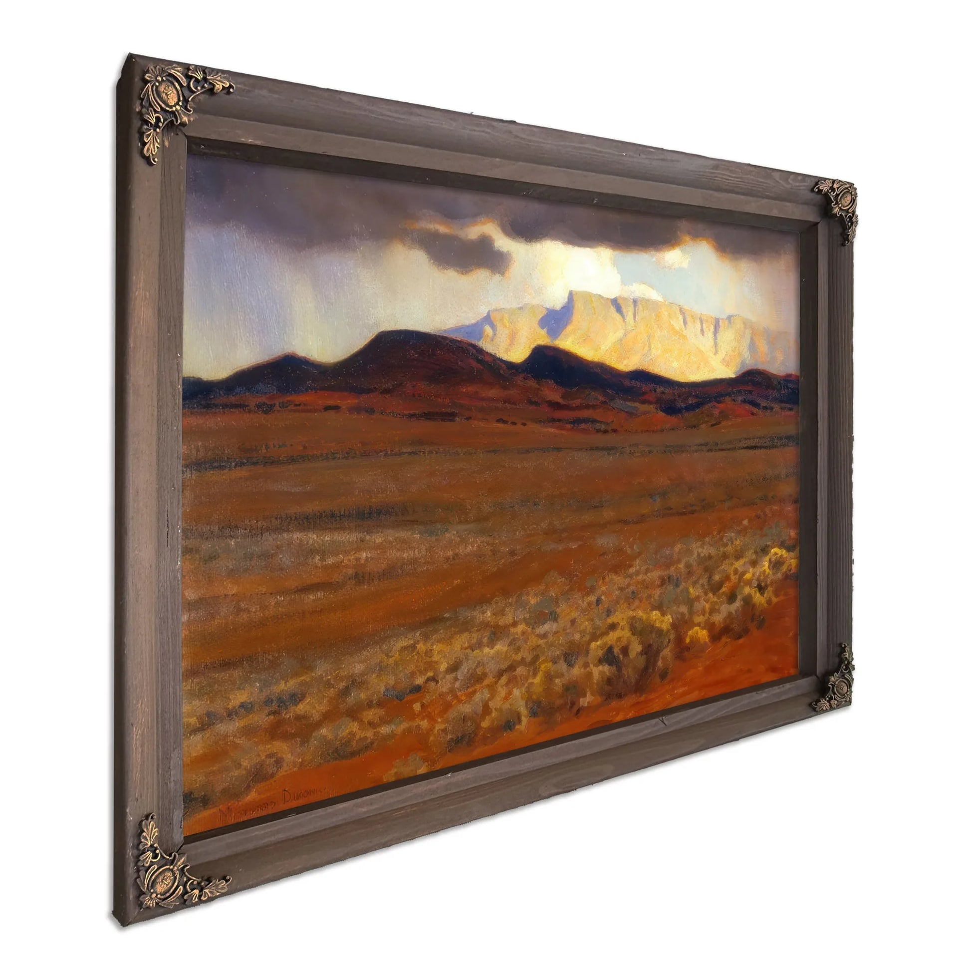 Storm On The Desert By Maynard Dixon Fine Art Print