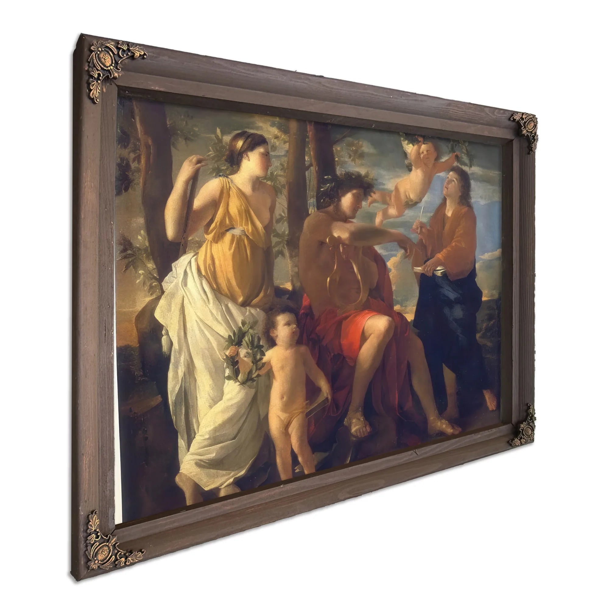 The Inspiration Of The Poet By Nicholas Poussin Fine Art Print