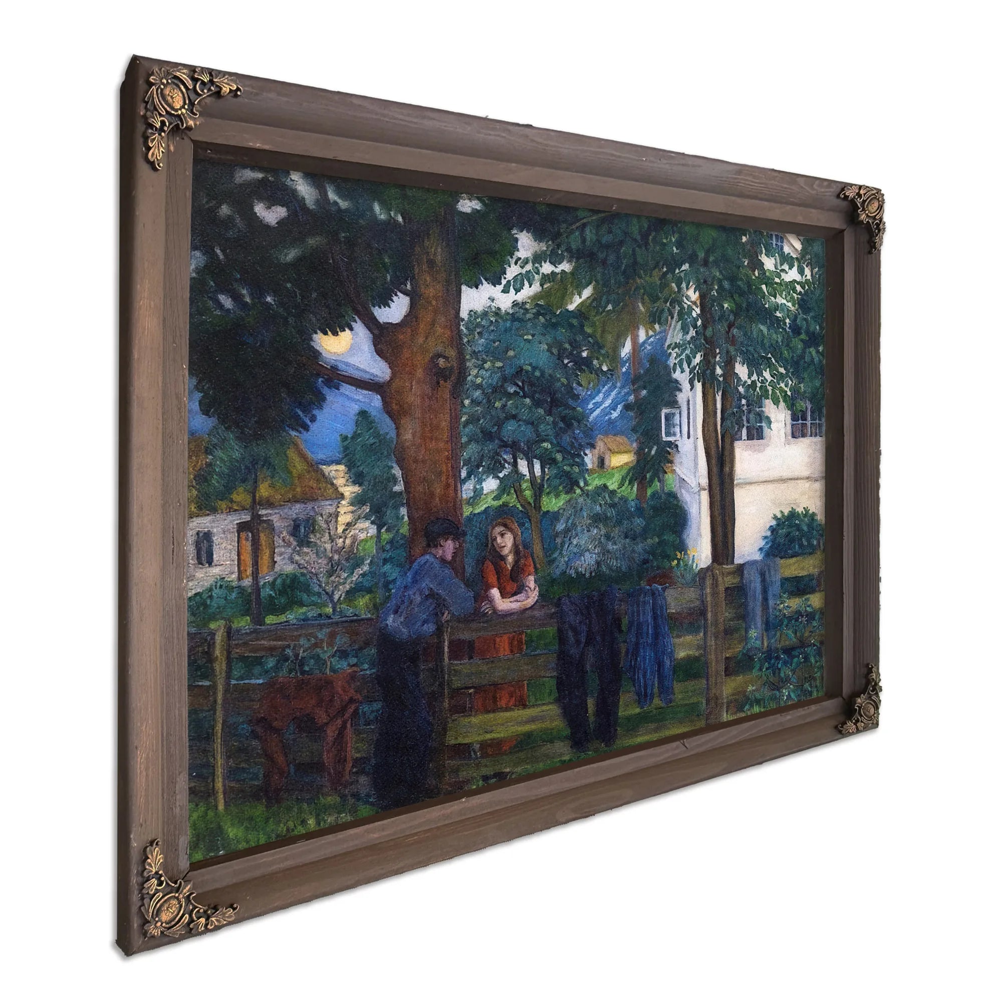 Moonlight At Hegrenes By Nicolai Astrup Fine Art Print