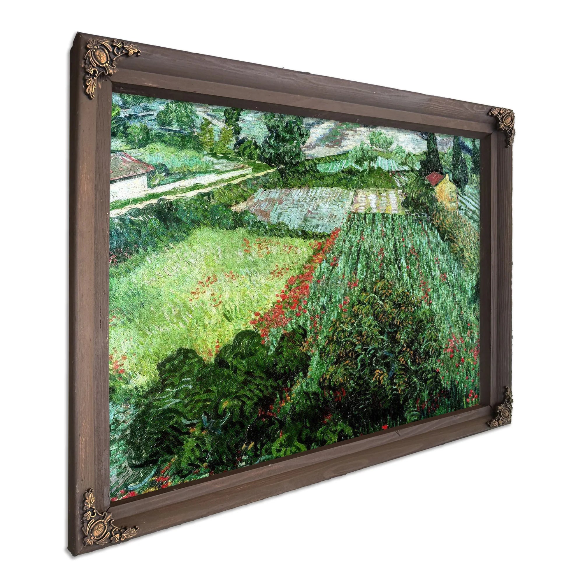 Field With Poppies By Vincent Van Gogh Fine Art Print