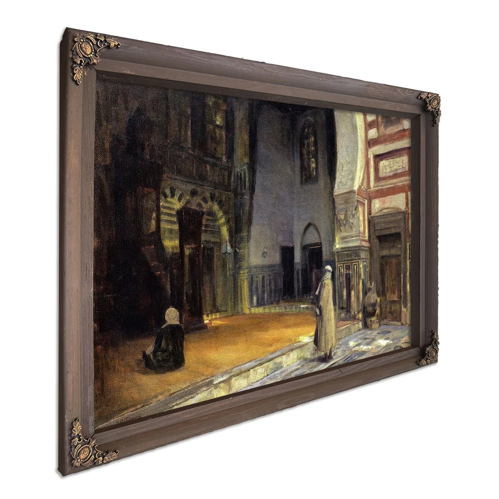 Interior Of A Mosque, Cairo By Henry Ossawa Tanner Fine Art Print