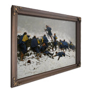 Remington Through The Smoke Sprang The Daring Soldier by Frederic Remington