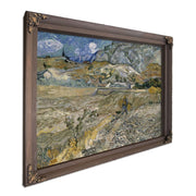 Landscape At Saint Remy (Enclosed Field With Peasant) By Vincent Van Gogh Fine Art Print