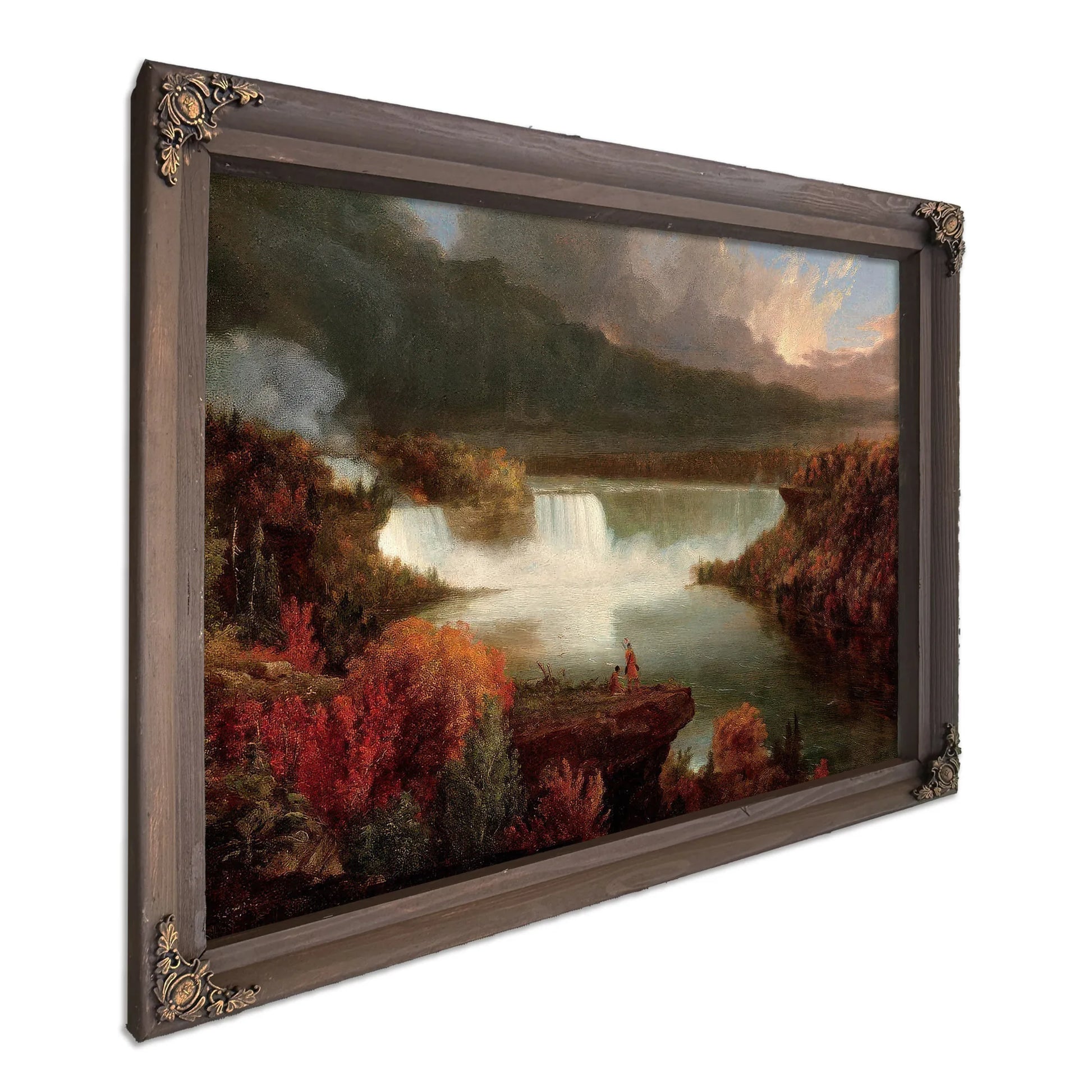 Distant View Of Niagara Falls 1830 By Thomas Cole Fine Art Print