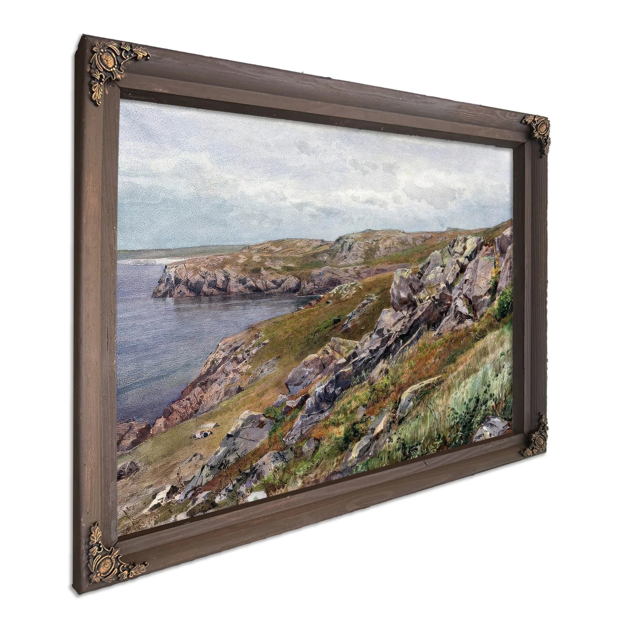 Rhode Island Coast Conanicut Island By William Trost Richards Fine Art Print