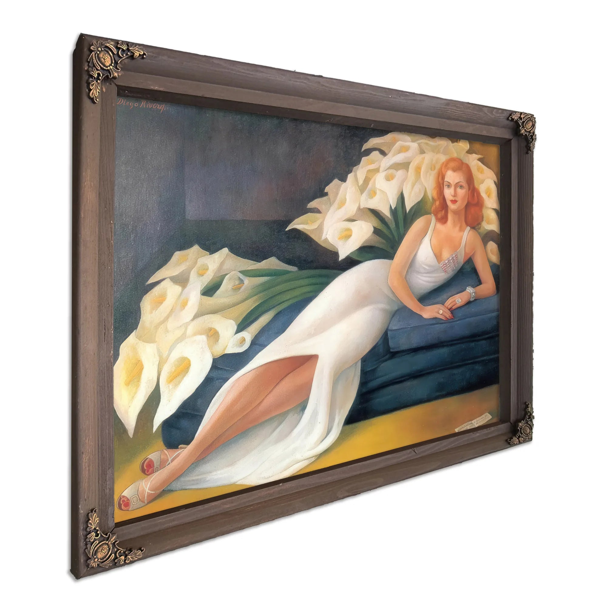 Portrait Of Cuca Bustamante By Diego Rivera Fine Art Print