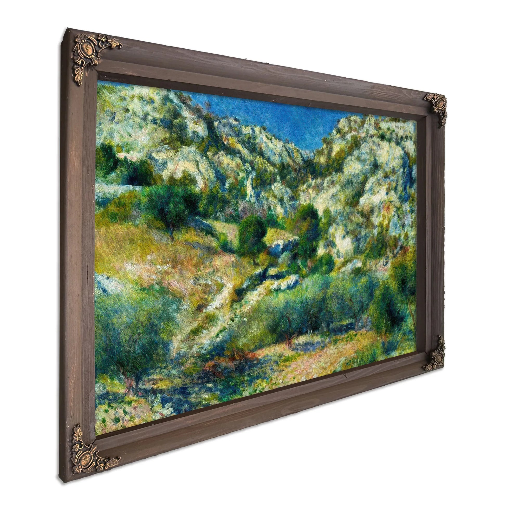 Rocky Crags At L'estaque By Pierre August Renoir Fine Art Print