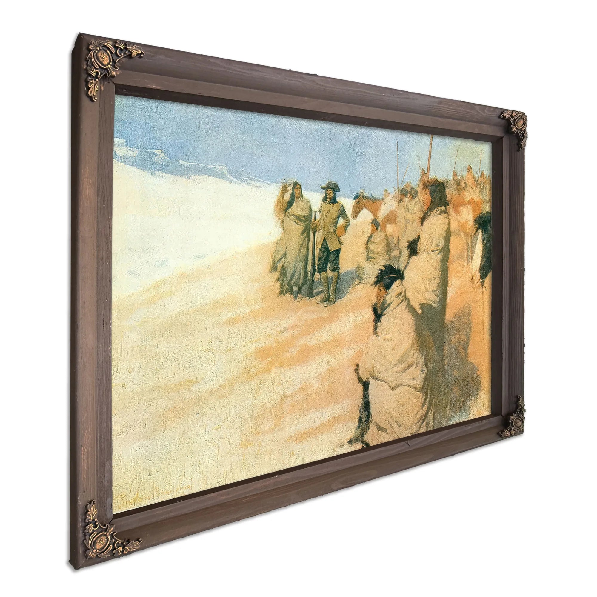 La Verendrye By Frederic Remington Fine Art Print