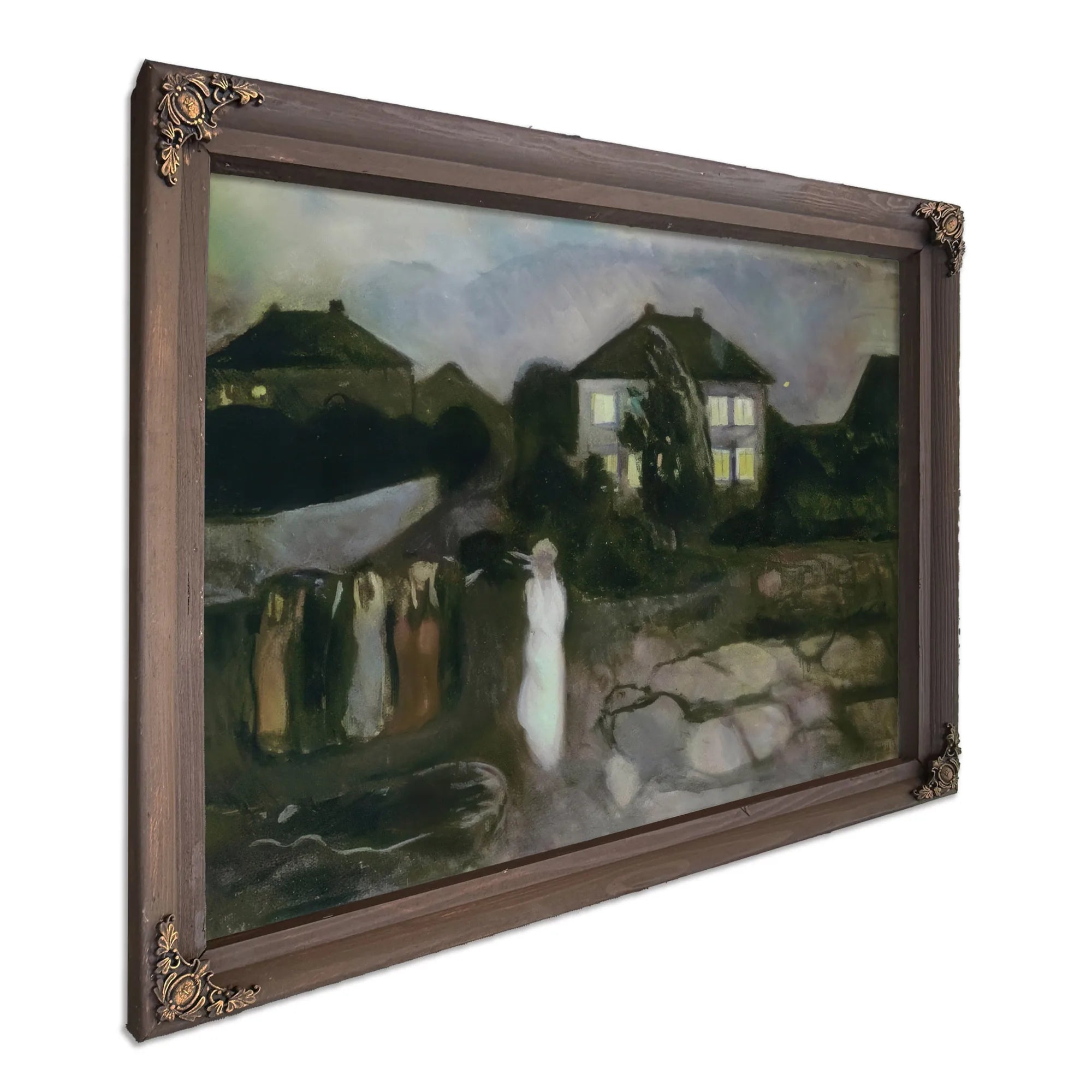 Stormy Night 1893 By Edvard Munch Fine Art Print