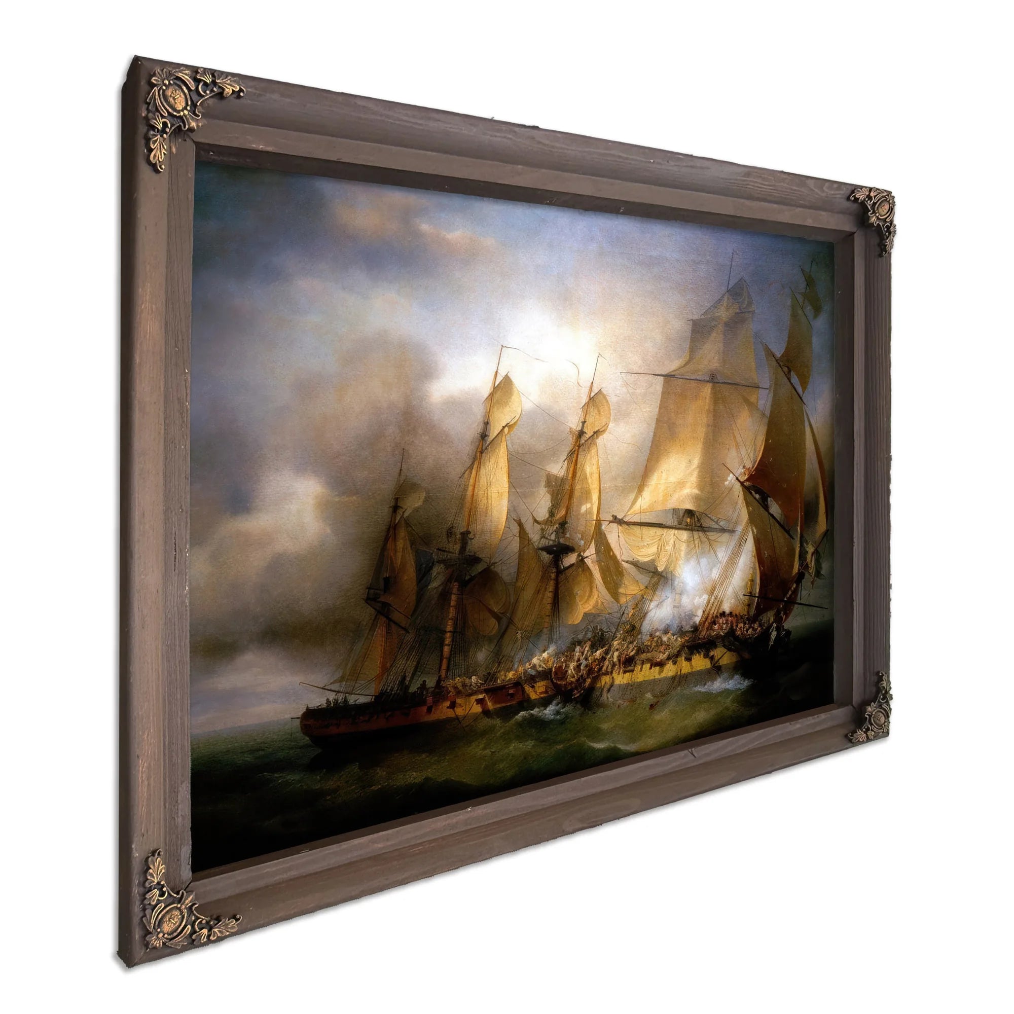 Bayonnaise Vs Embuscade By Louis Philippe Crepin Fine Art Print
