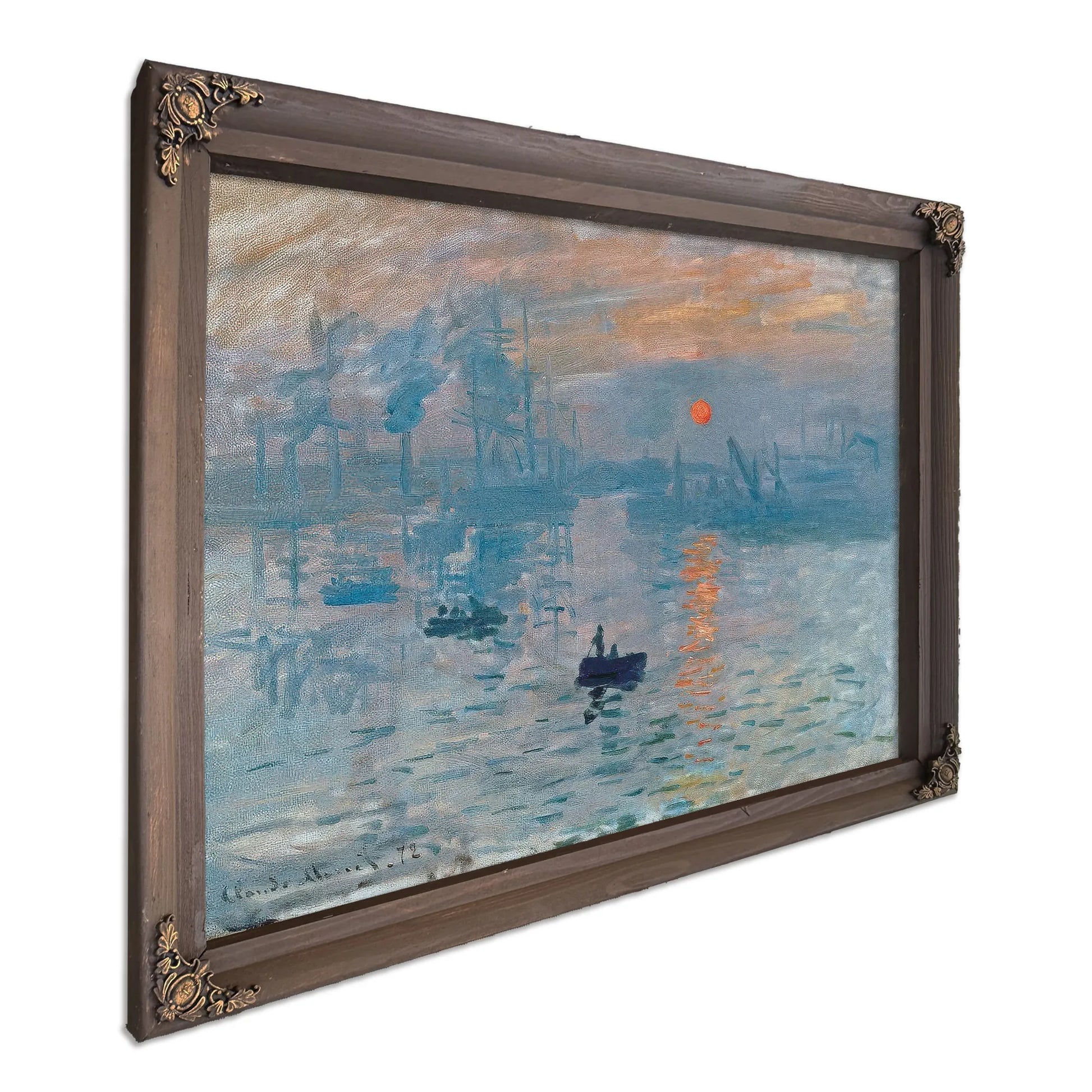 Impression Sunrise 1872 By Claude Monet Fine Art Print