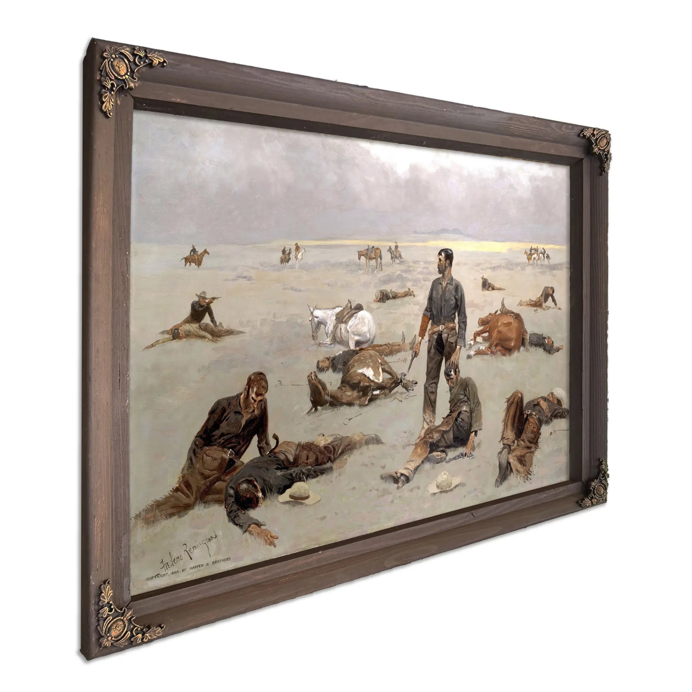 What An Unbranded Cow Has Cost By Frederic Remington by Frederic Remington