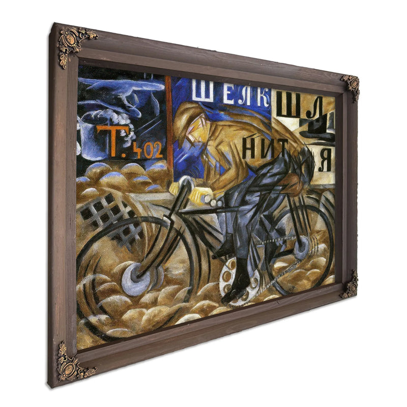 The Cyclist 1913 By Natalia Goncharova