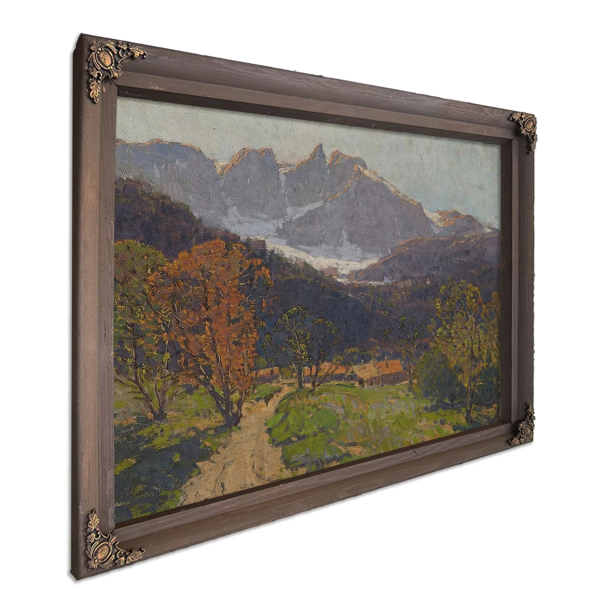A Road To Alpine Homes By Edgar Payne Fine Art Print