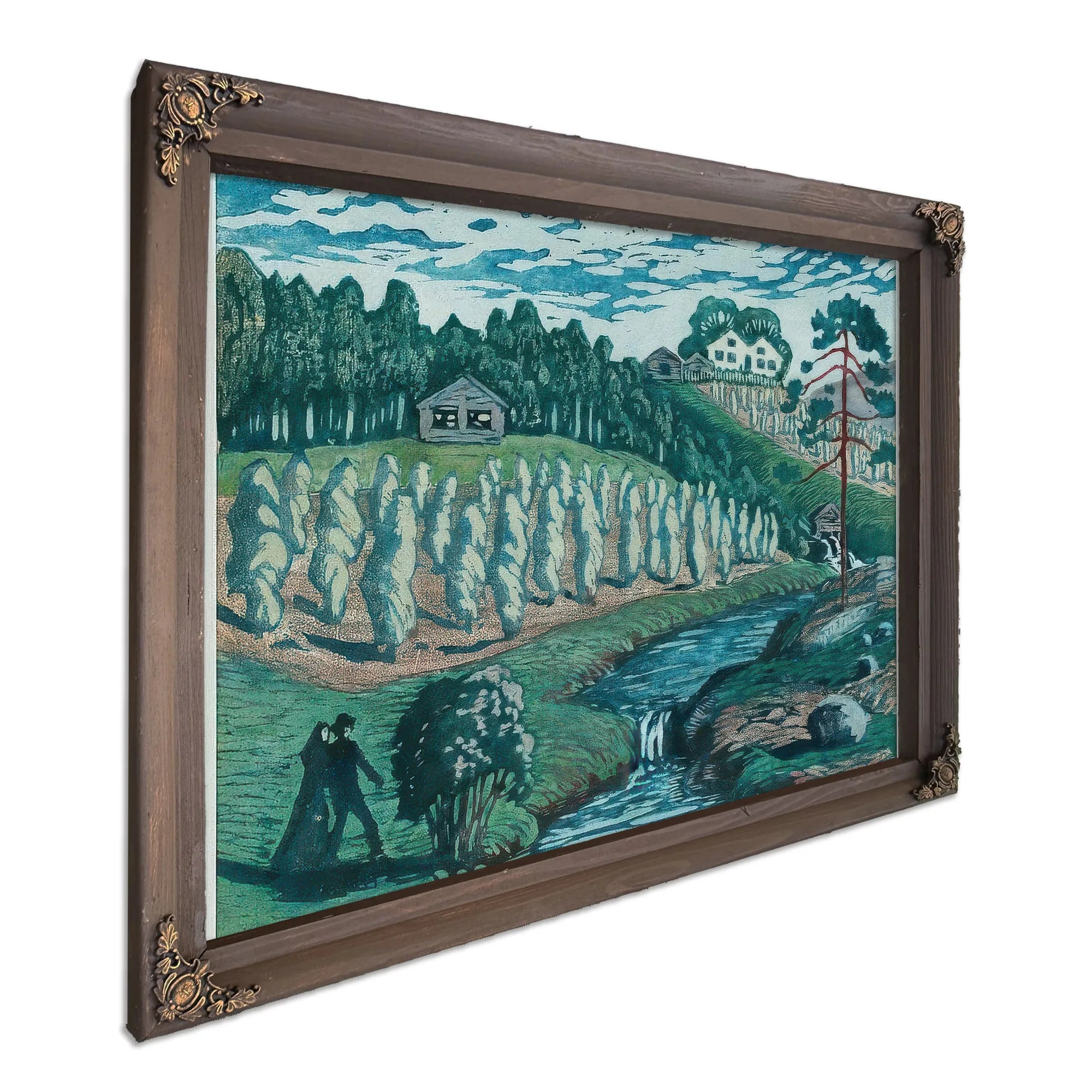 Large Stook 1 By Nicolai Astrup Fine Art Print