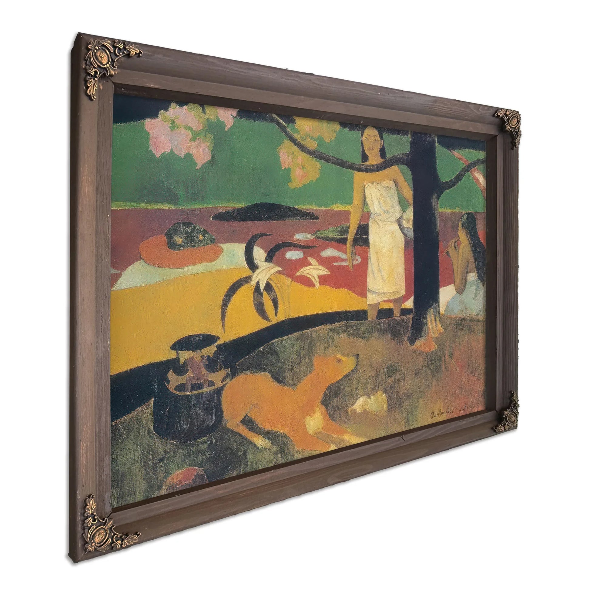 Tahitian Pastoral Scene By Paul Gauguin Fine Art Print