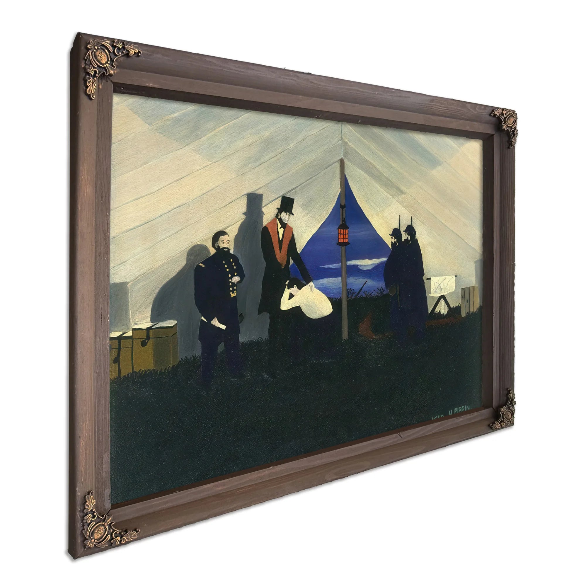 Abe Lincoln The Great Emancipator By Horace Pippin Fine Art Print