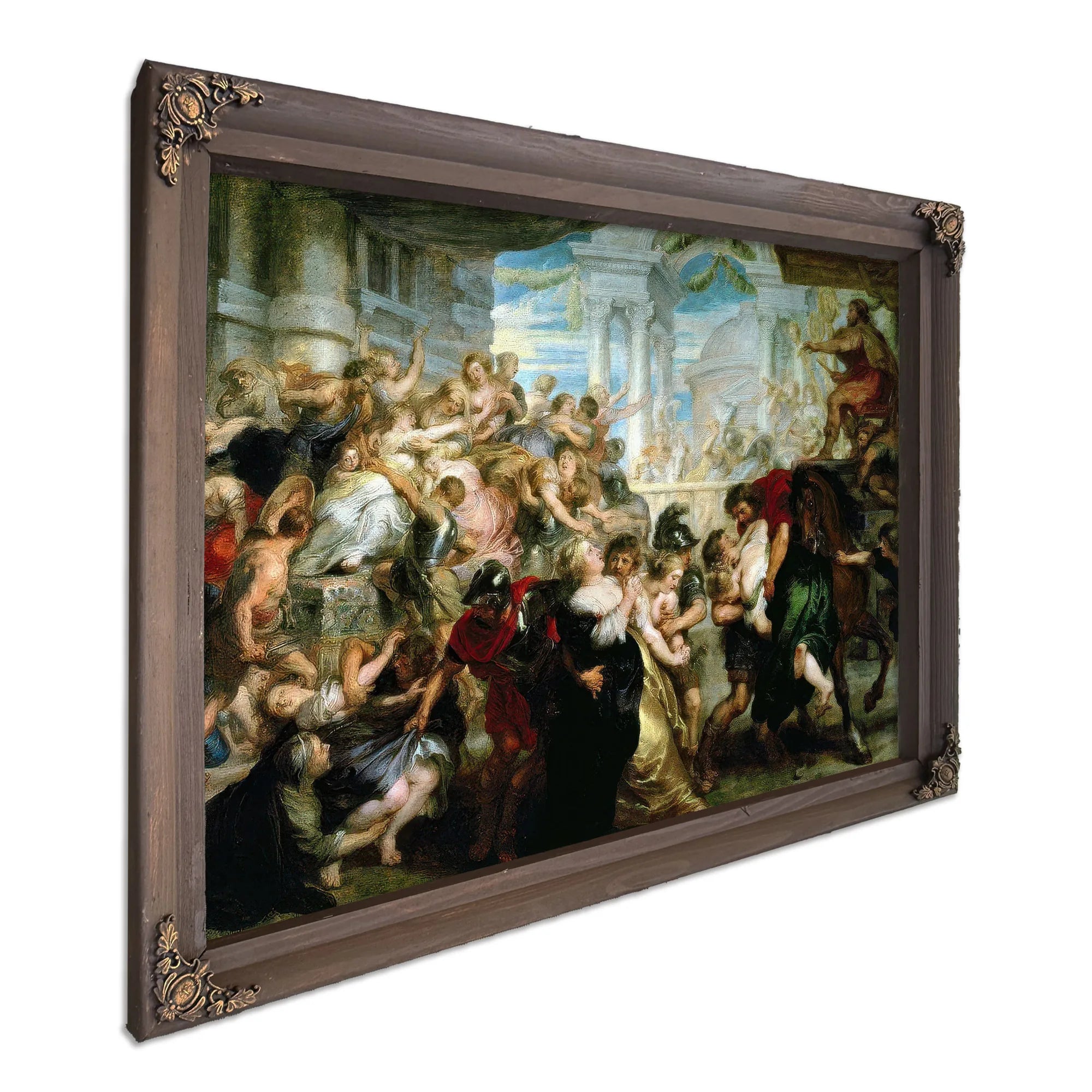 The Rape Of The Sabine Women By Peter Paul Rubens Fine Art Print