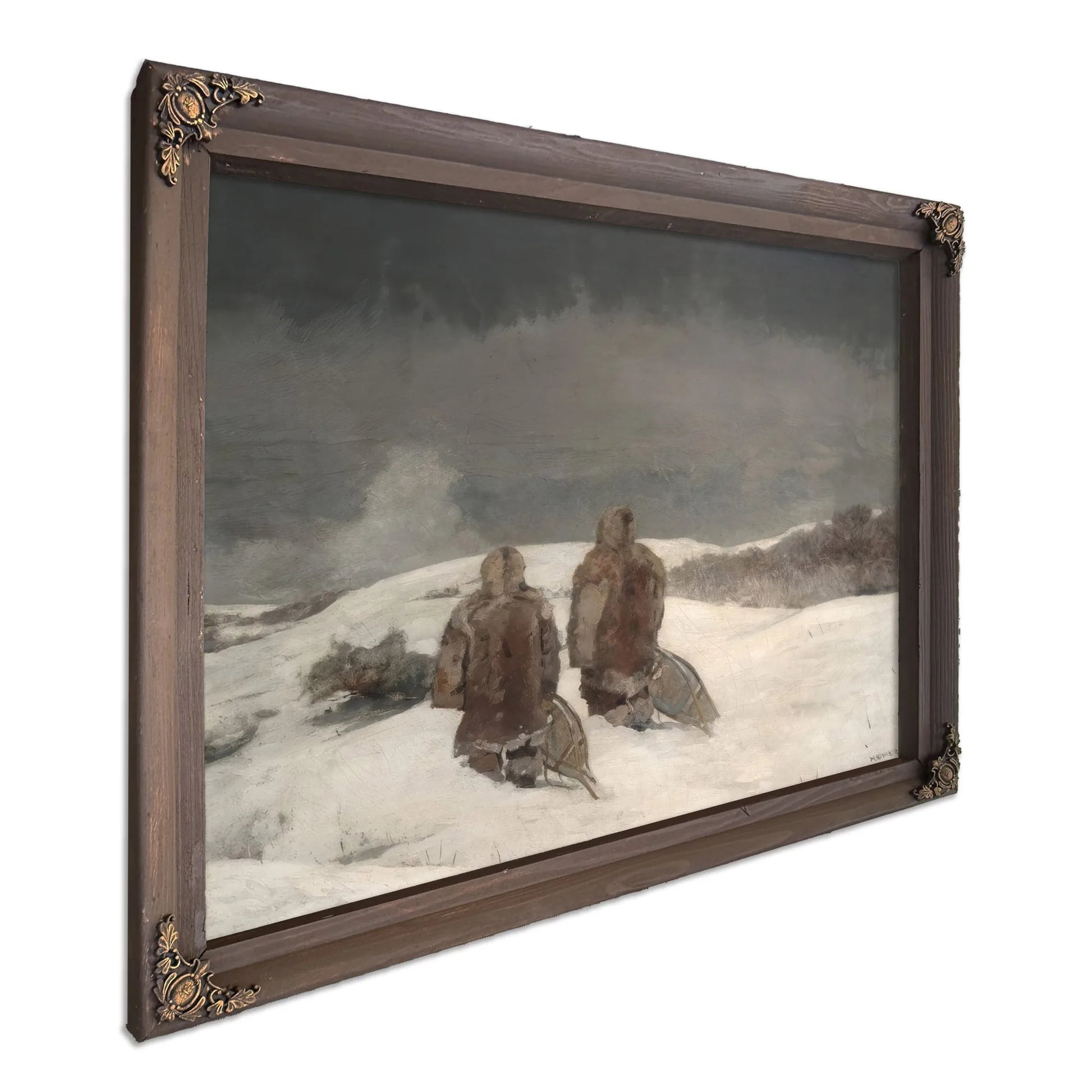 Below Zero By Winslow Homer Fine Art Print