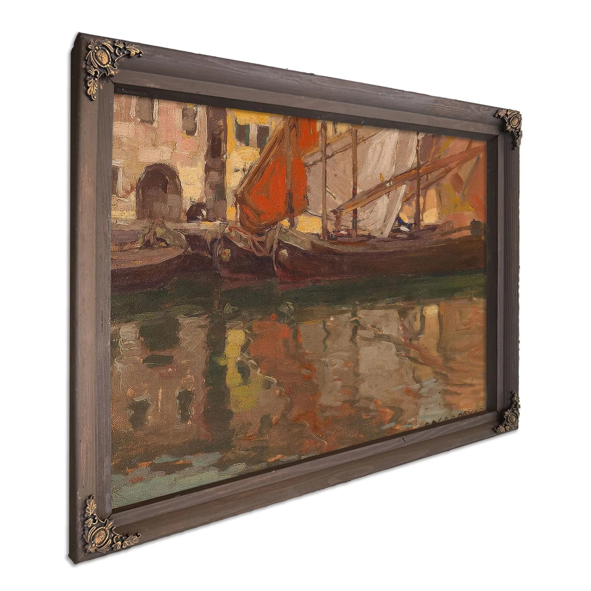 Brittany Boats By Edgar Payne Fine Art Print