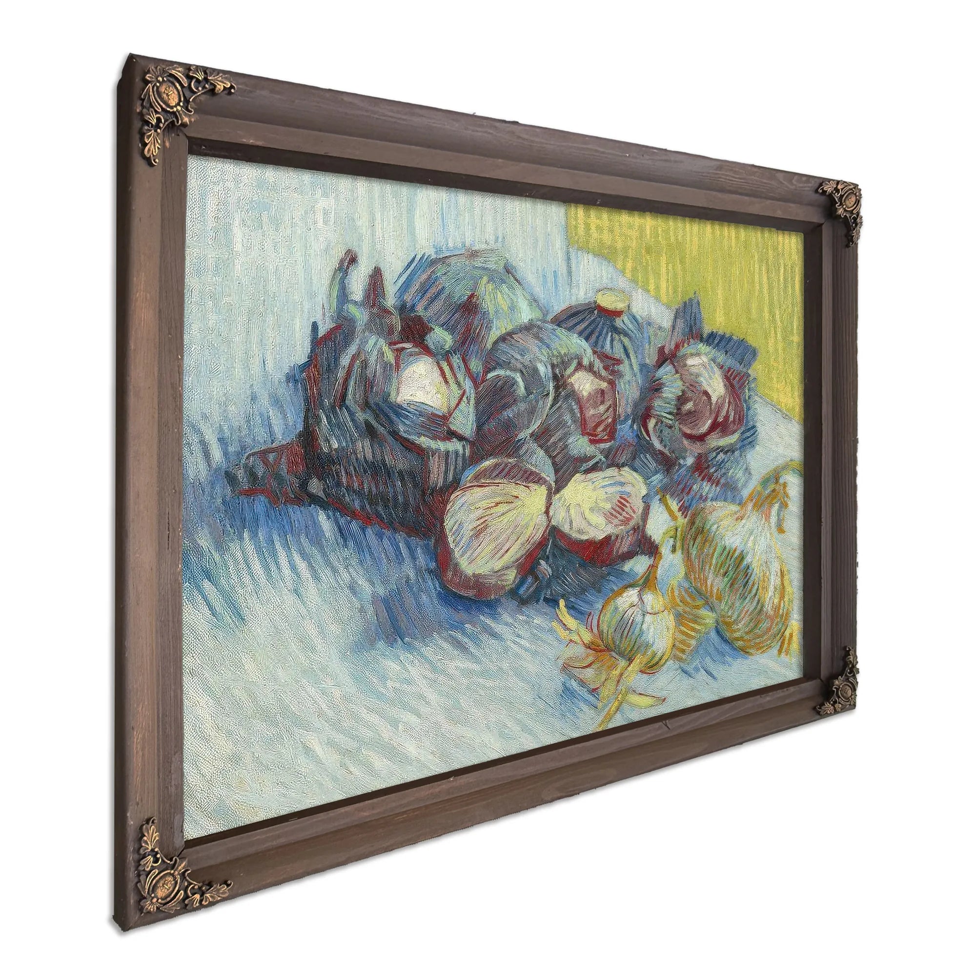 Red Cabbages And Onions By Vincent Van Gogh Fine Art Print