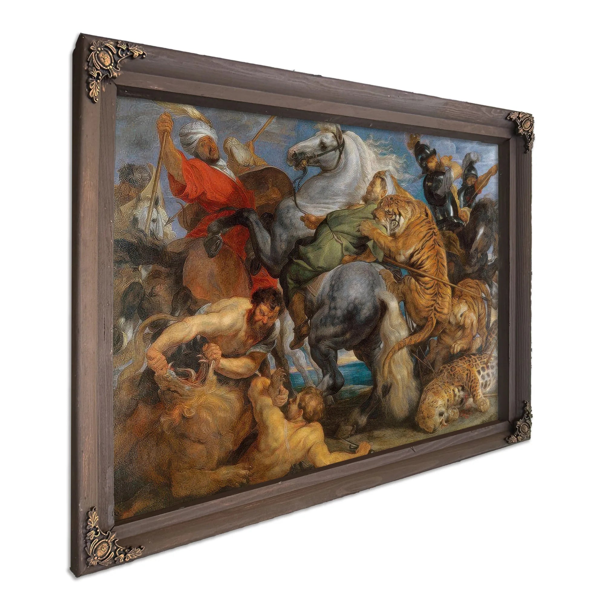 Peter Paul Rubens The Tiger Hunt 1616 (1) By Peter Paul Rubens Fine Art Print