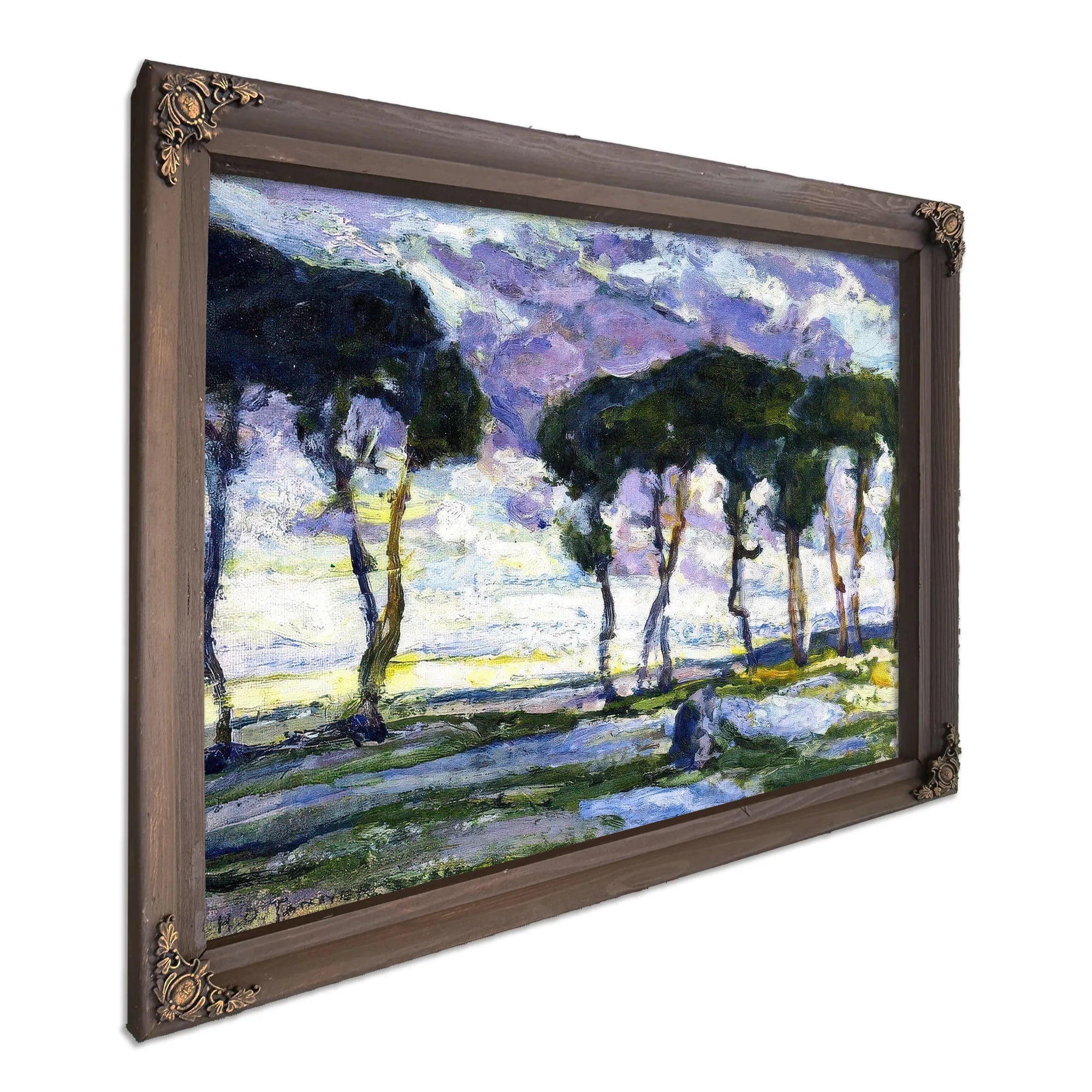 Landscape With Irises By Henry Ossawa Tanner Fine Art Print