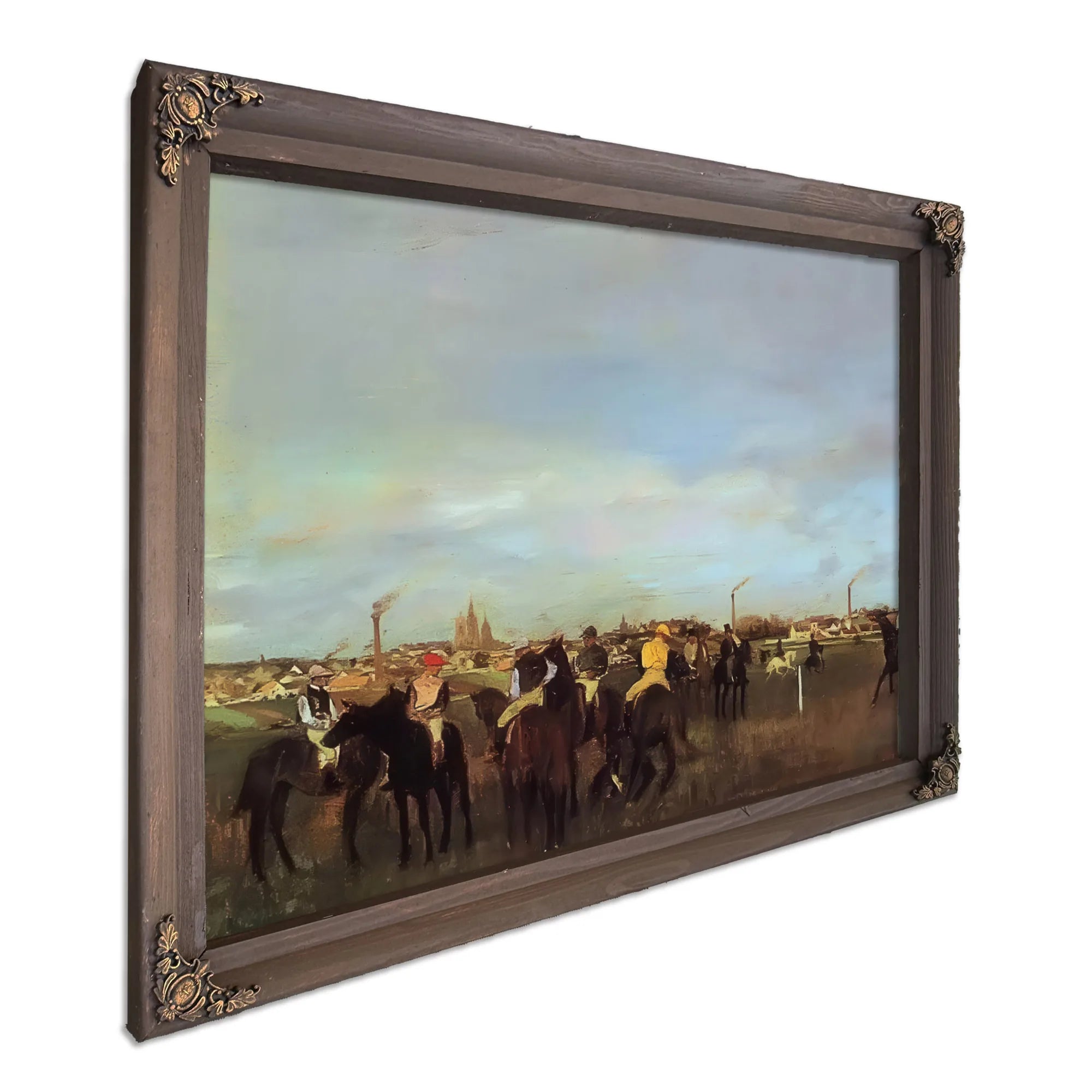 The Races Before The Stsrt By Edgar Degas Fine Art Print