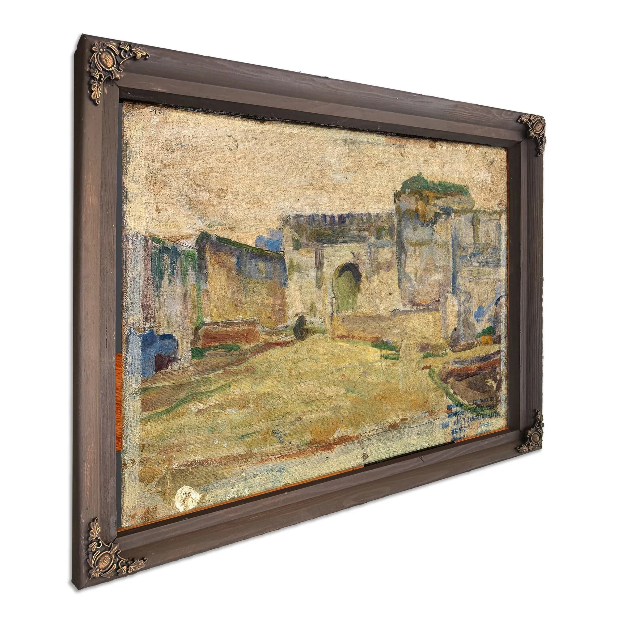 Street Scene, Tangier (Crenelated Architecture) By Henry Ossawa Tanner Fine Art Print