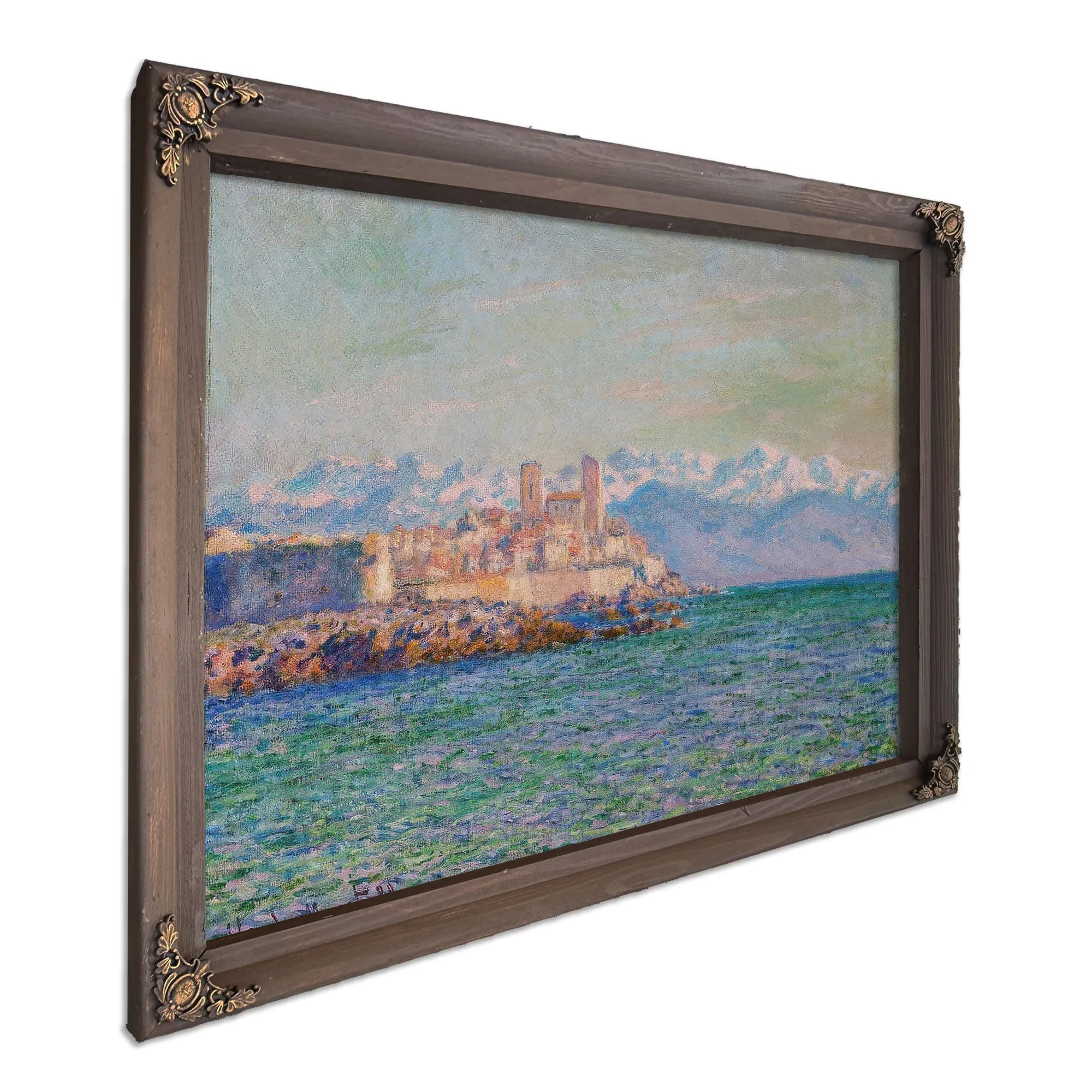 The Fort Of Antibes By Claude Monet Fine Art Print