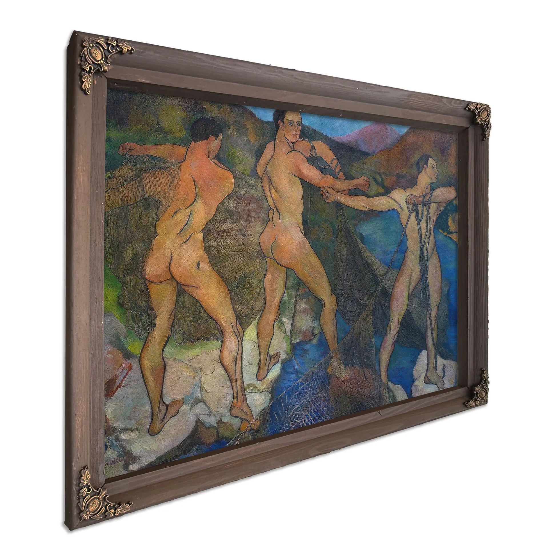 The Launch Of The Net 1914 By Suzanne Valadon Fine Art Print