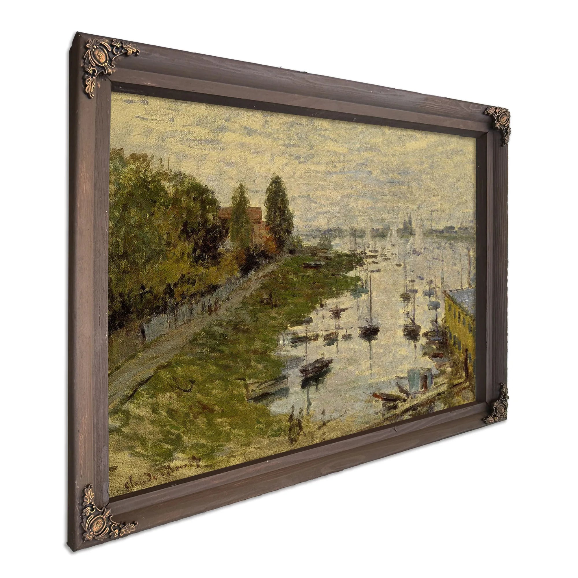 The Port Of Argenteuil (Le Bassin De Argenteuil) By Claude Monet Fine Art Print
