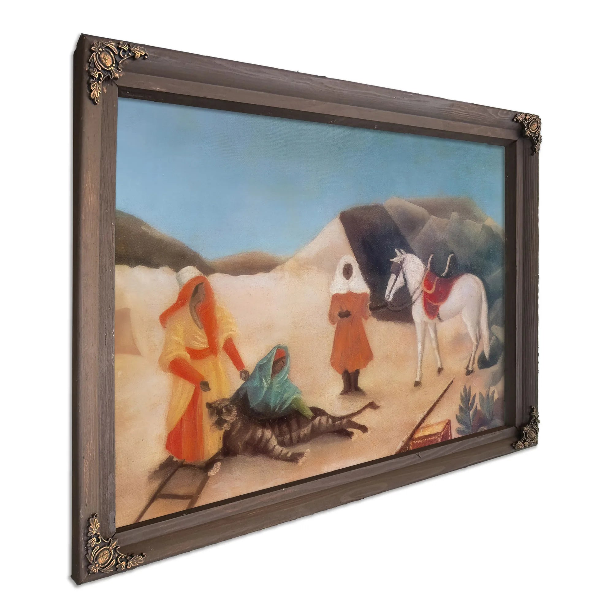 Tiger Hunt About 1904 By Henri Rousseau Fine Art Print