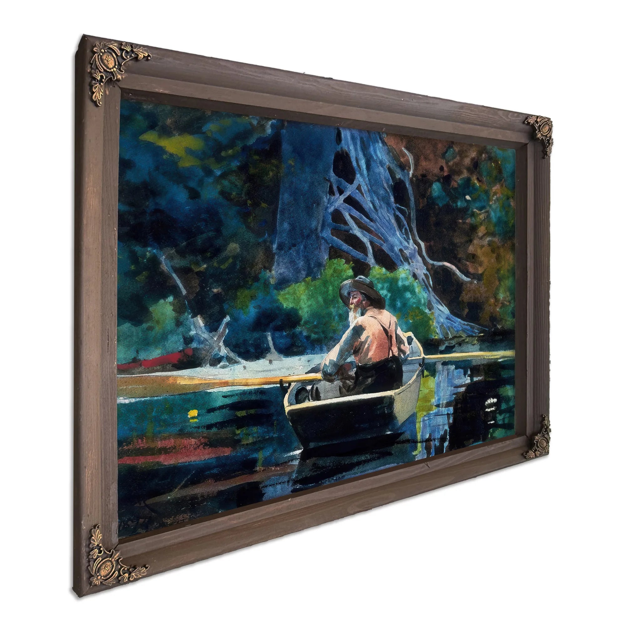 The Adirondacks Guide By Winslow Homer Fine Art Print
