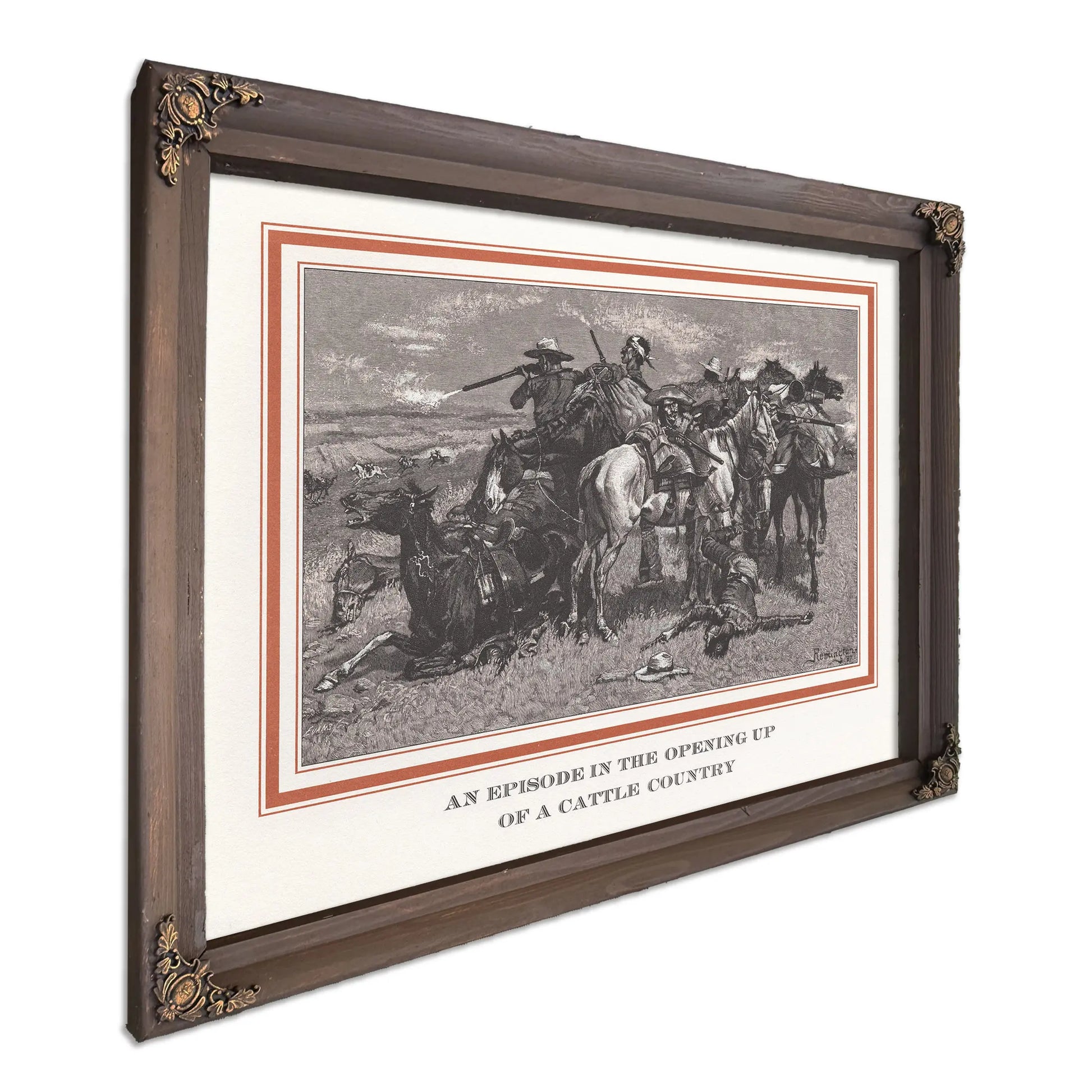 An Episode In The Opening Up Of A Cattle Country by Frederic Remington