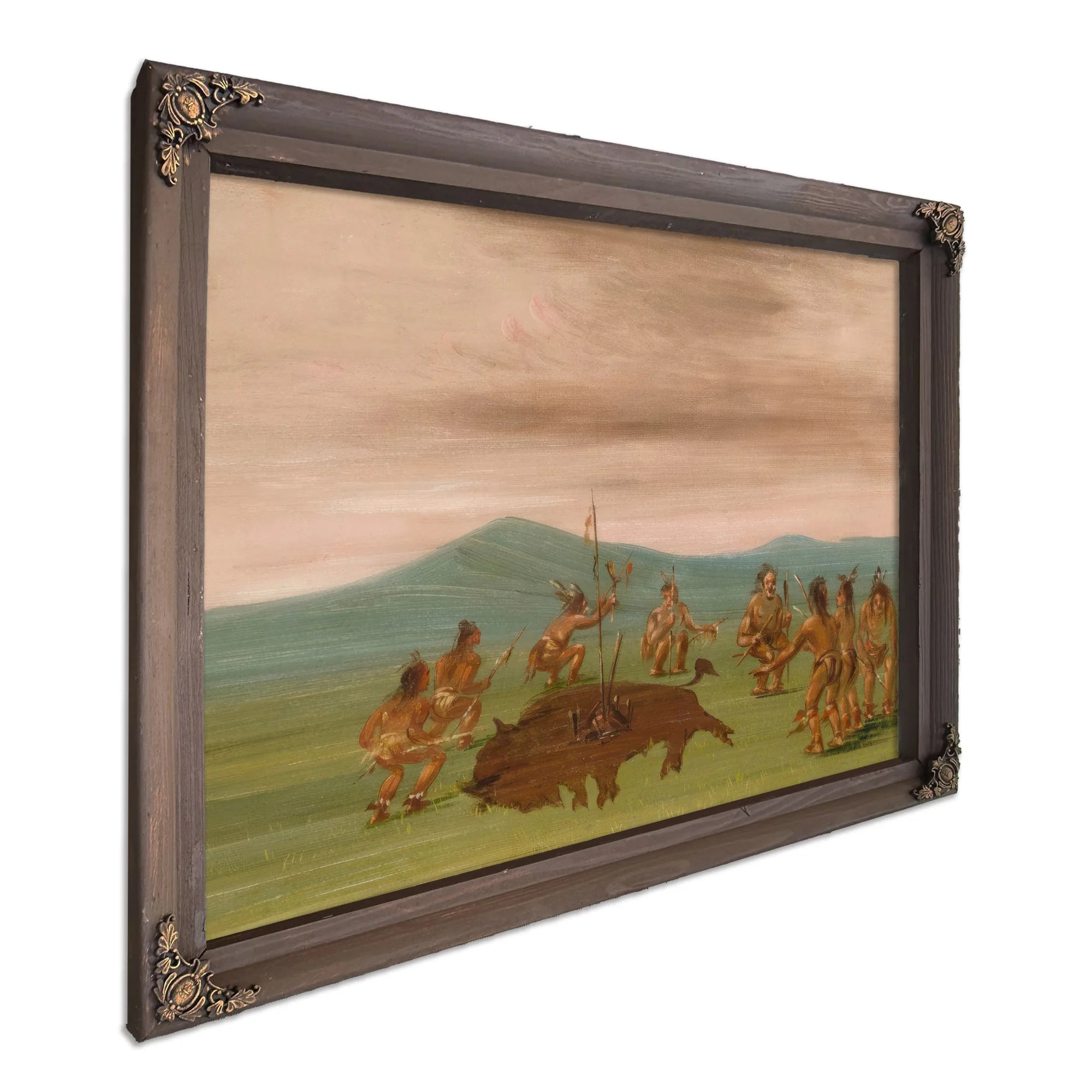 Medicine Buffalo Of The Sioux By George Catlin Fine Art Print