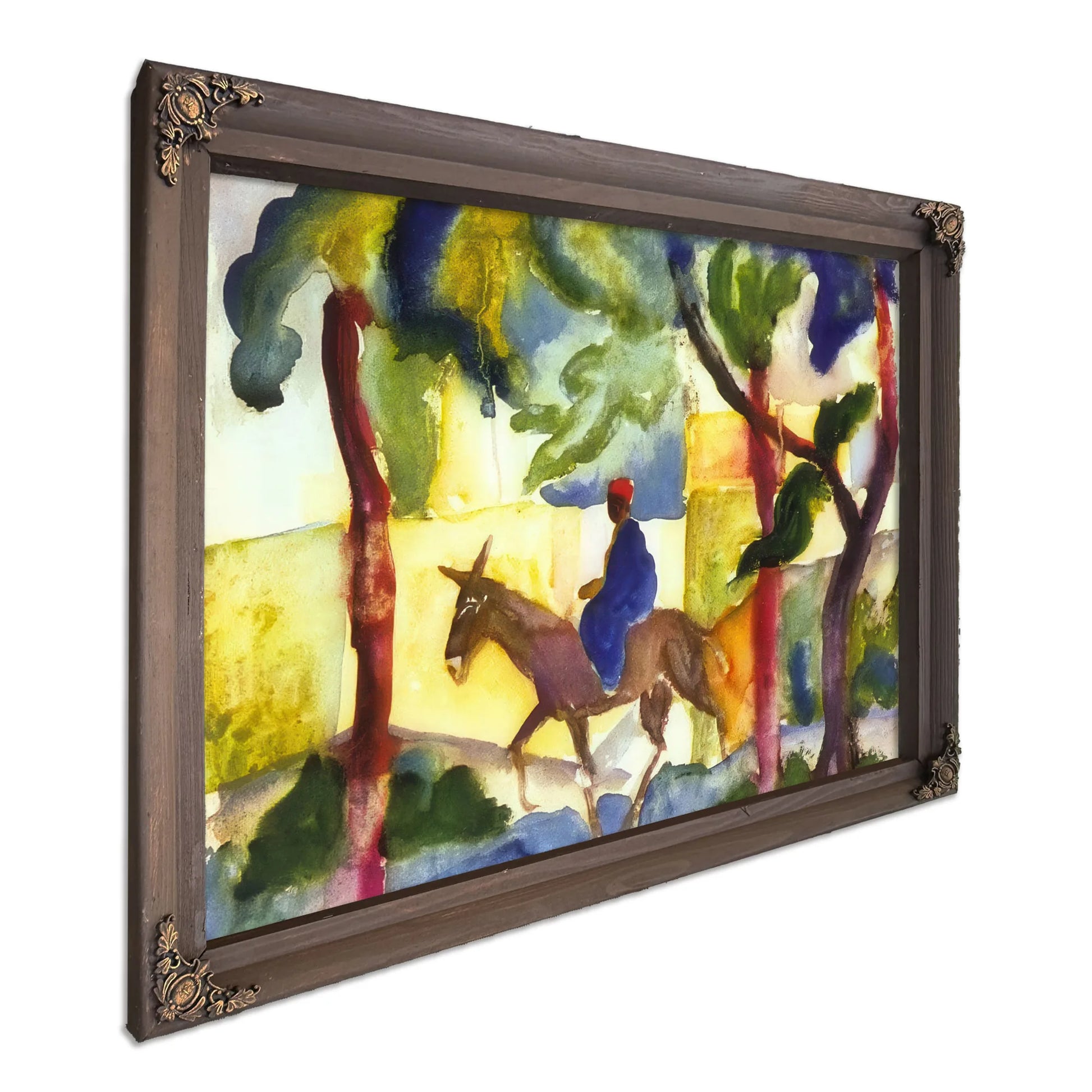 Donkey Ride By August Macke Fine Art Print