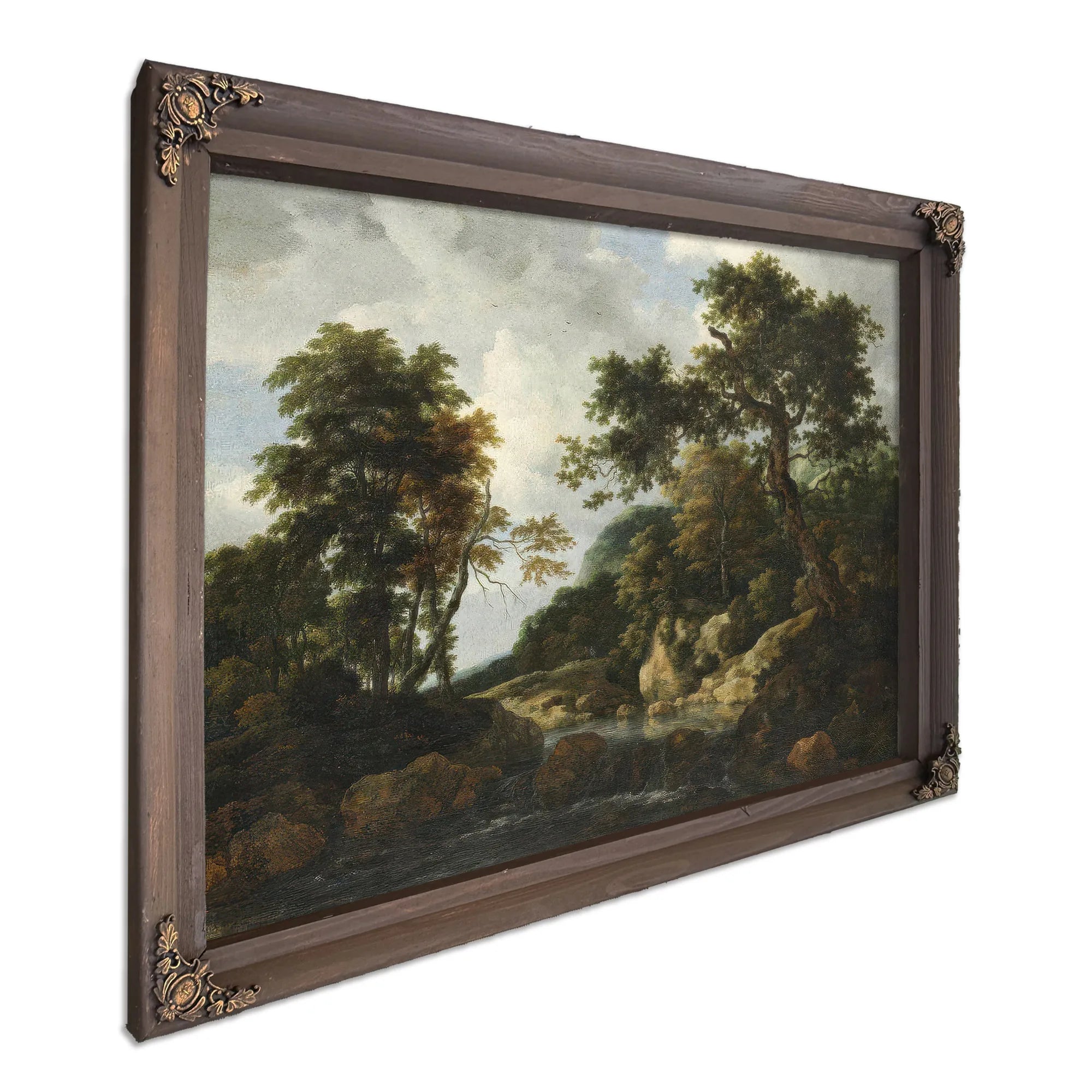The Forest Stream By Jacob Van Ruisdael Fine Art Print