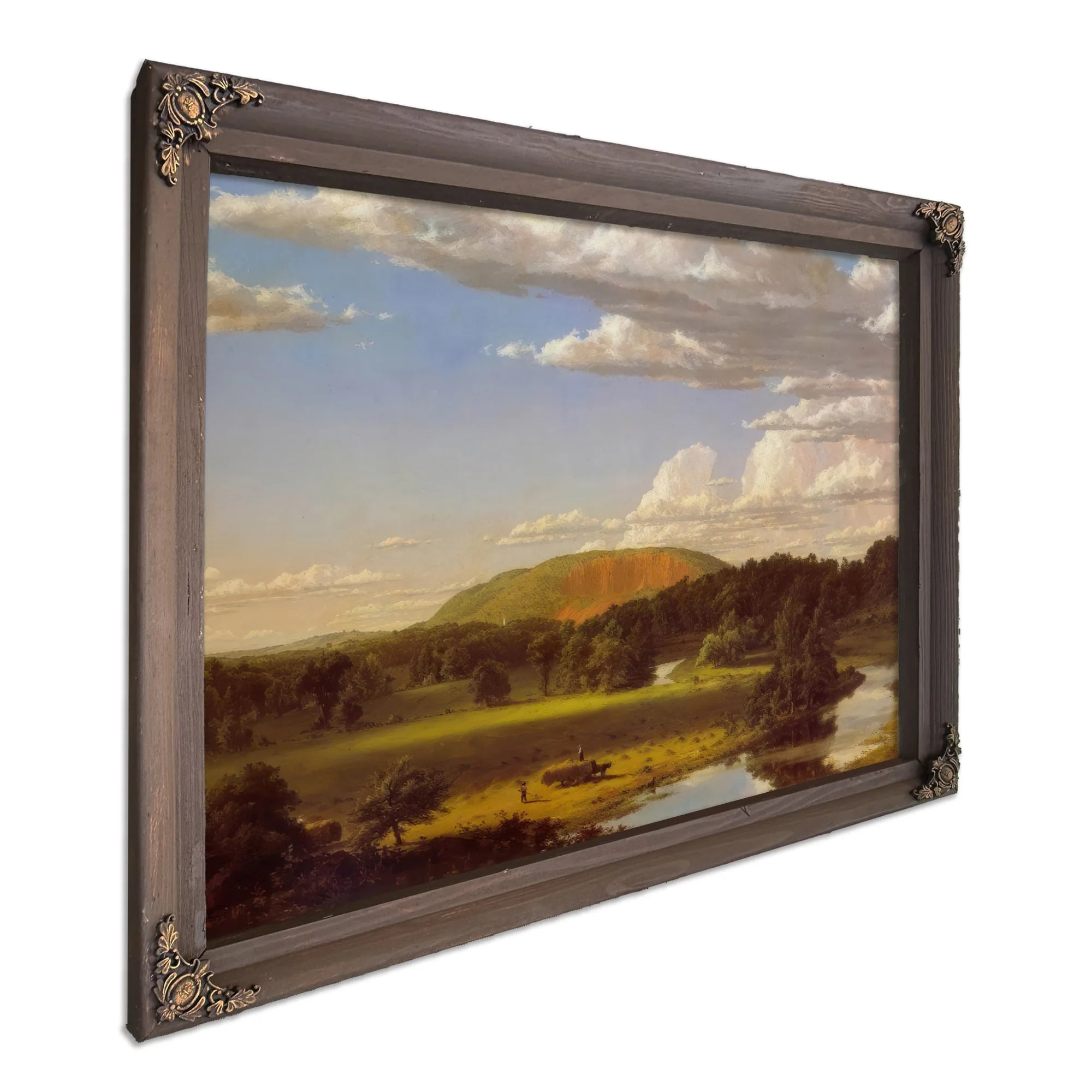 West Rock, New Haven By Frederic Edwin Church Fine Art Print
