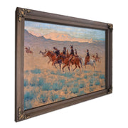 The Cowpunchers Watercolor On Paper by Frederic Remington